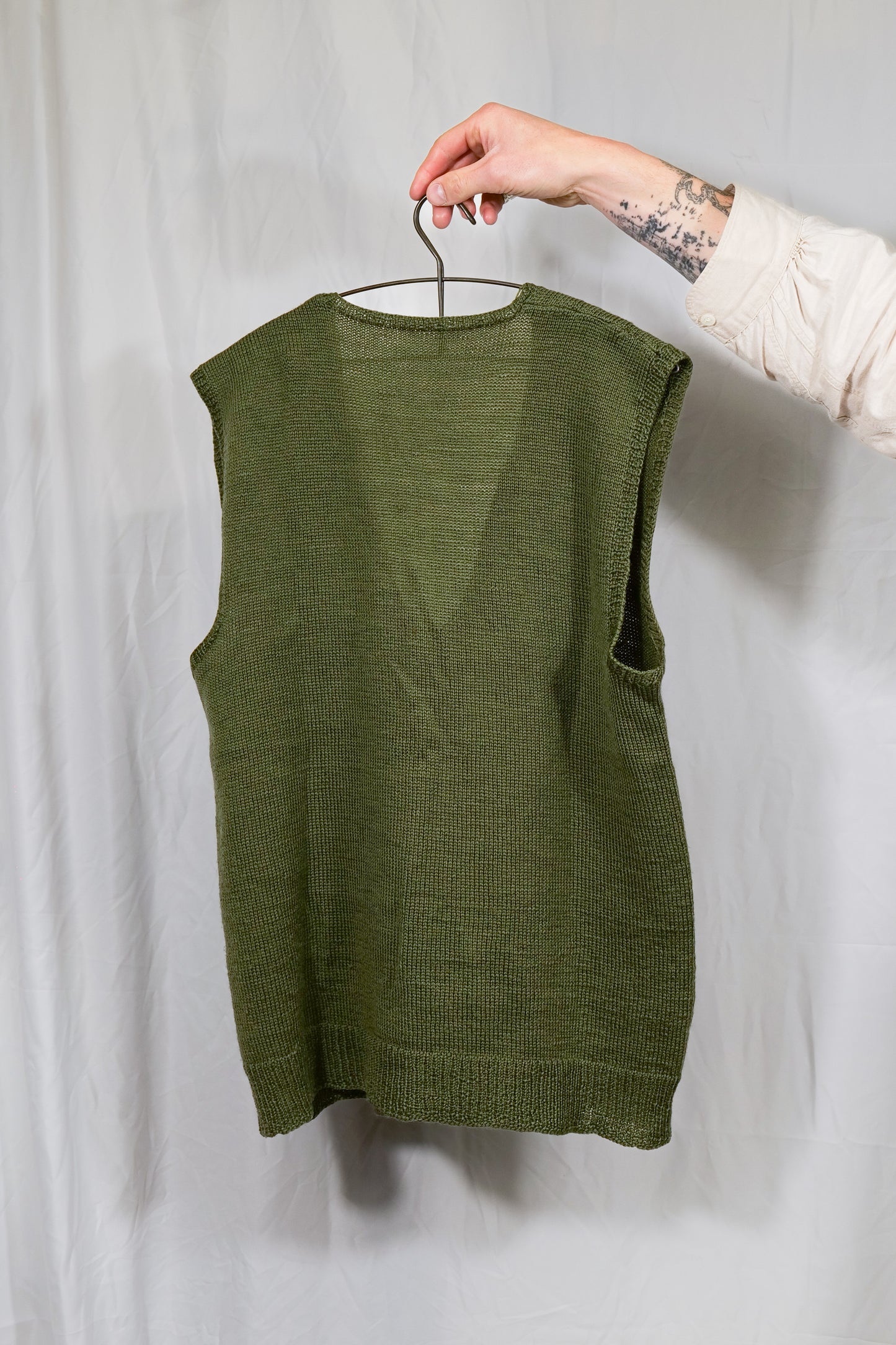 German 1930s Woolen Slipover Vest