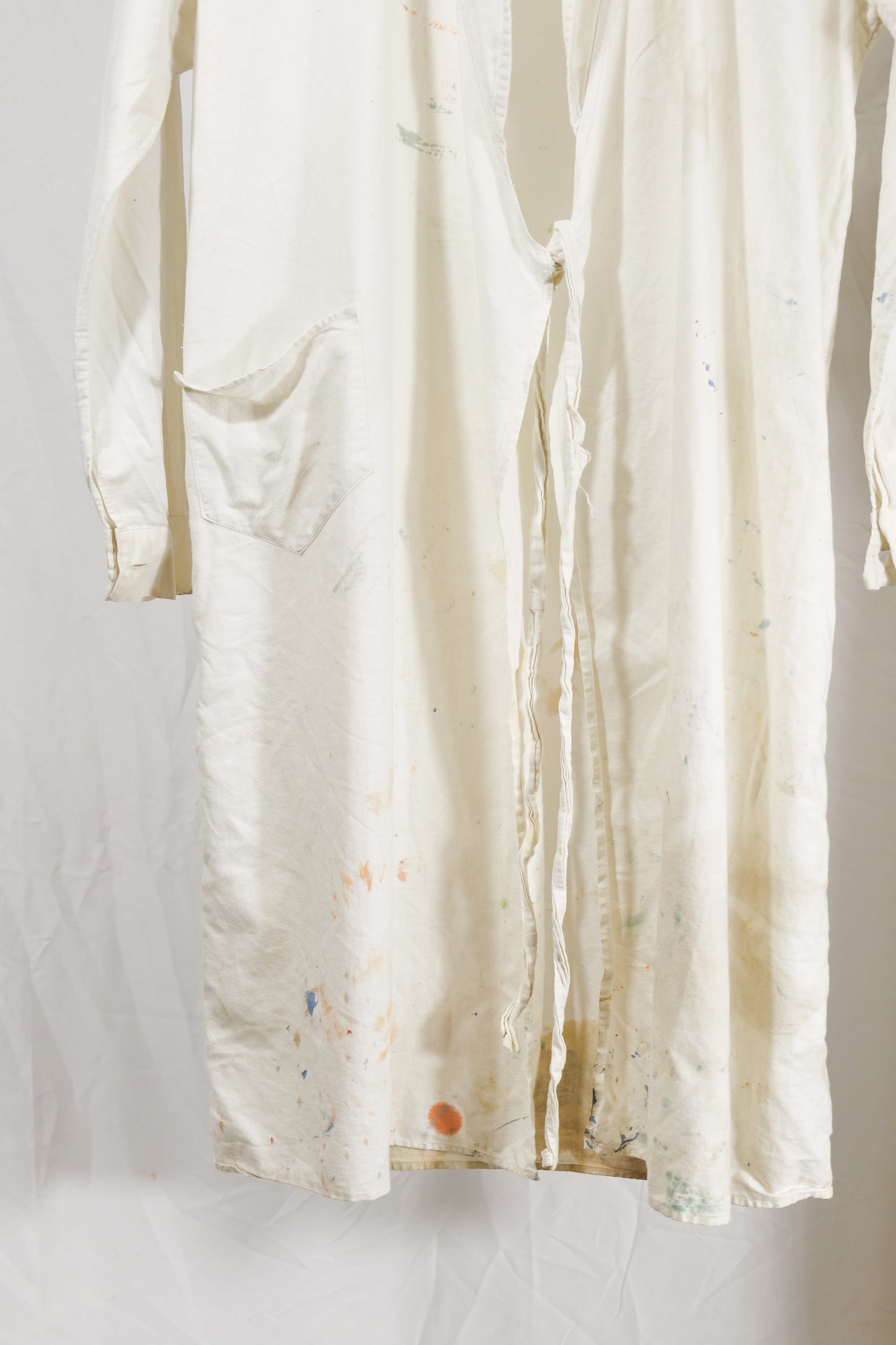 British 1920s 1930s Linen Weave Painters Jacket