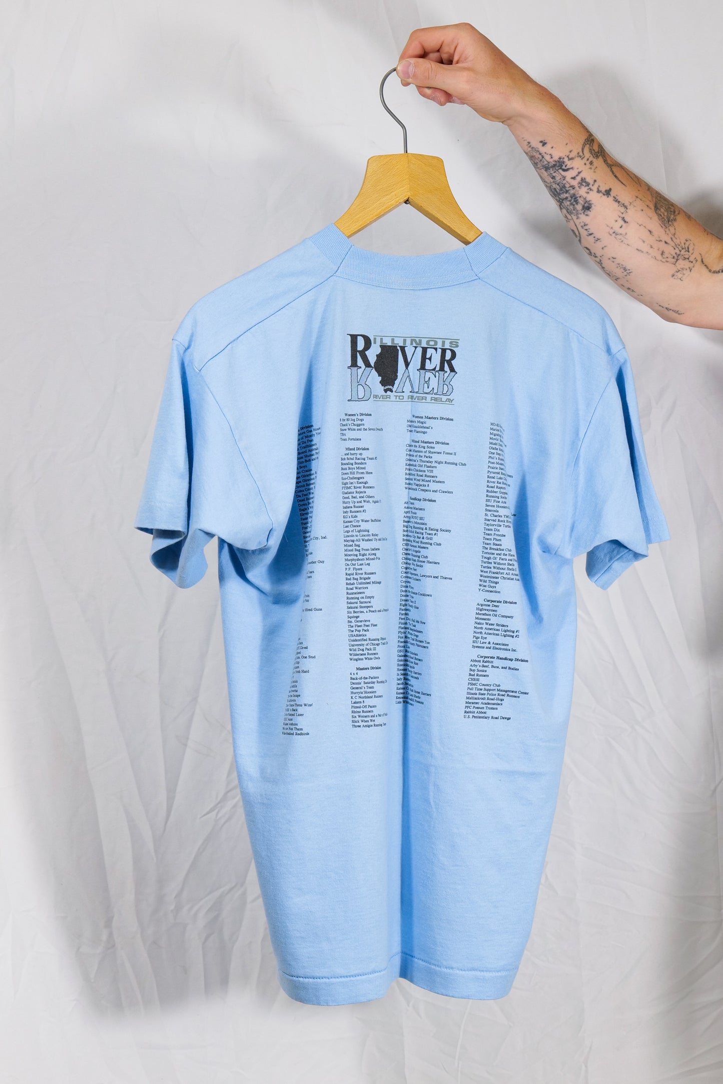 1996 Marathon T Shirt Single Stitch