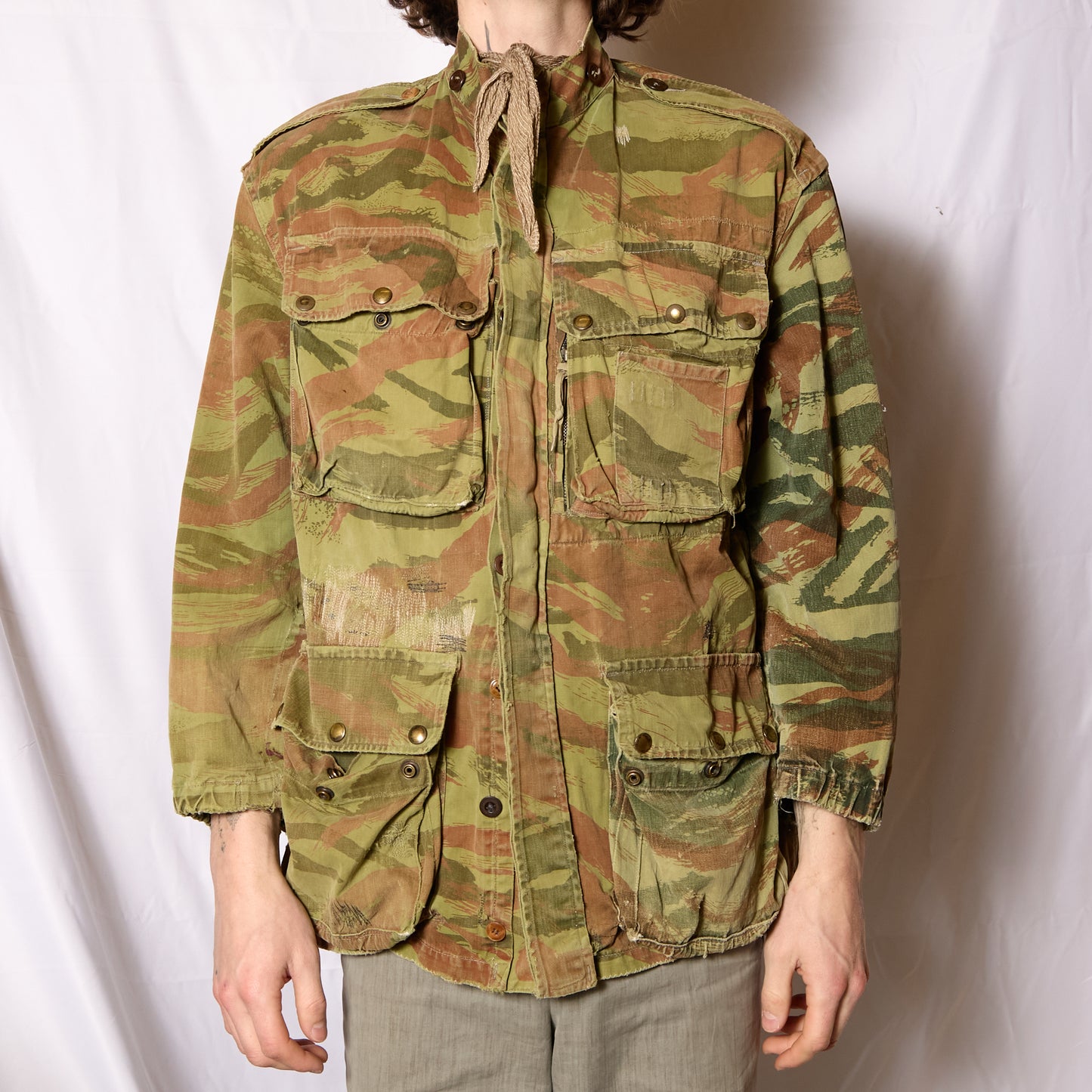 French TAP 47/56 Paratrooper Smock With Scab Darning