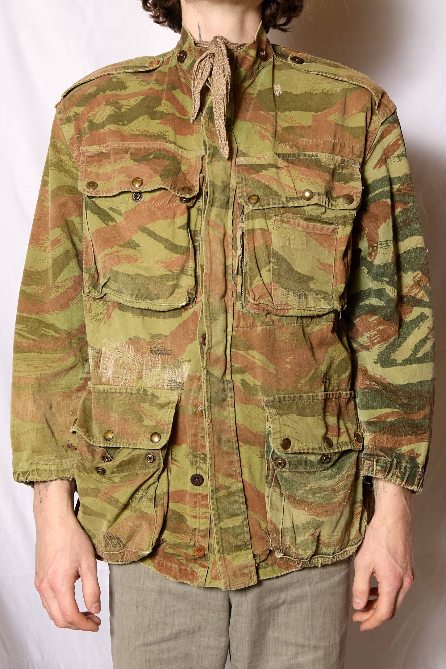 French TAP 47/56 Paratrooper Smock With Scab Darning