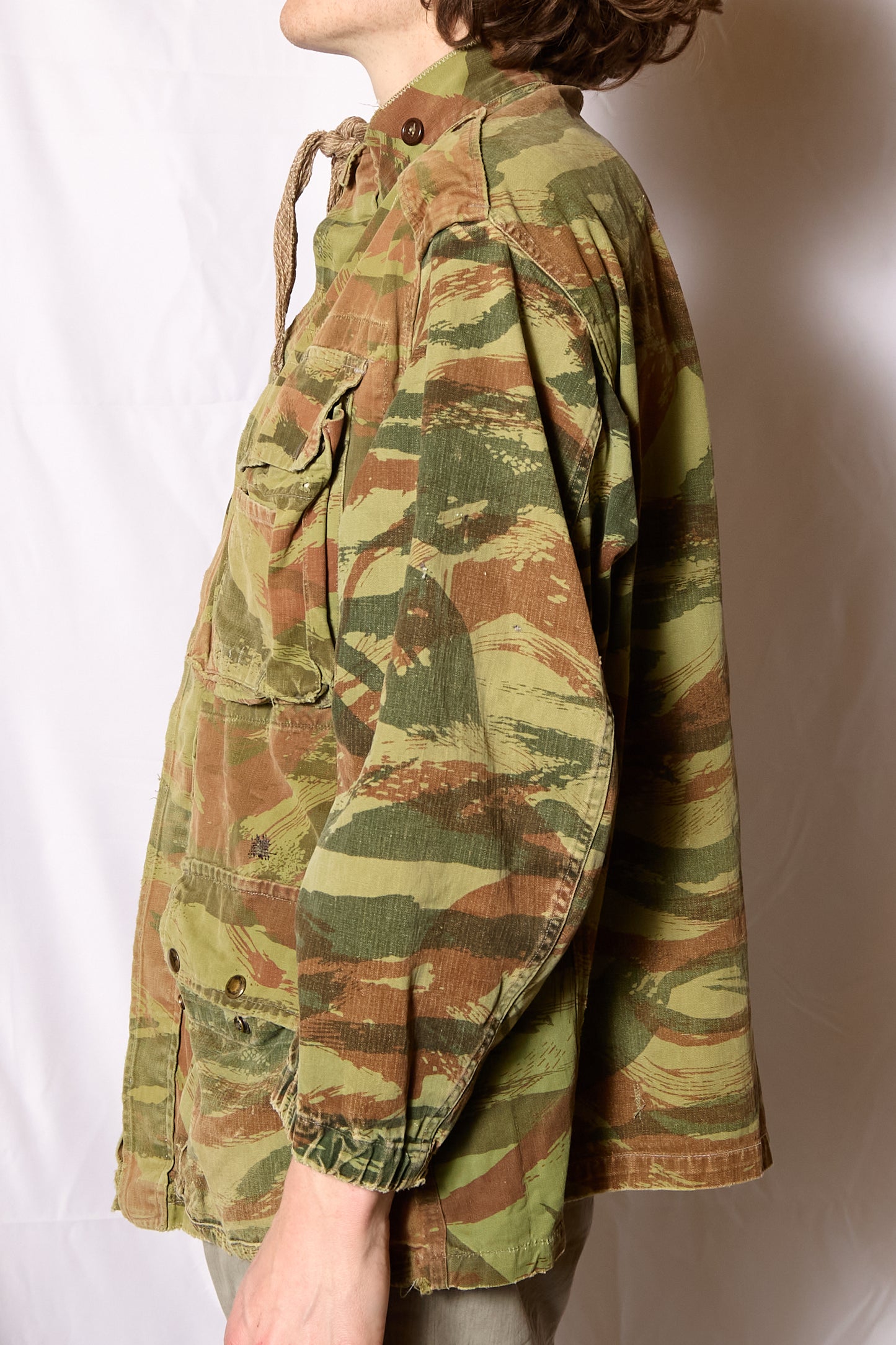 French TAP 47/56 Paratrooper Smock With Scab Darning