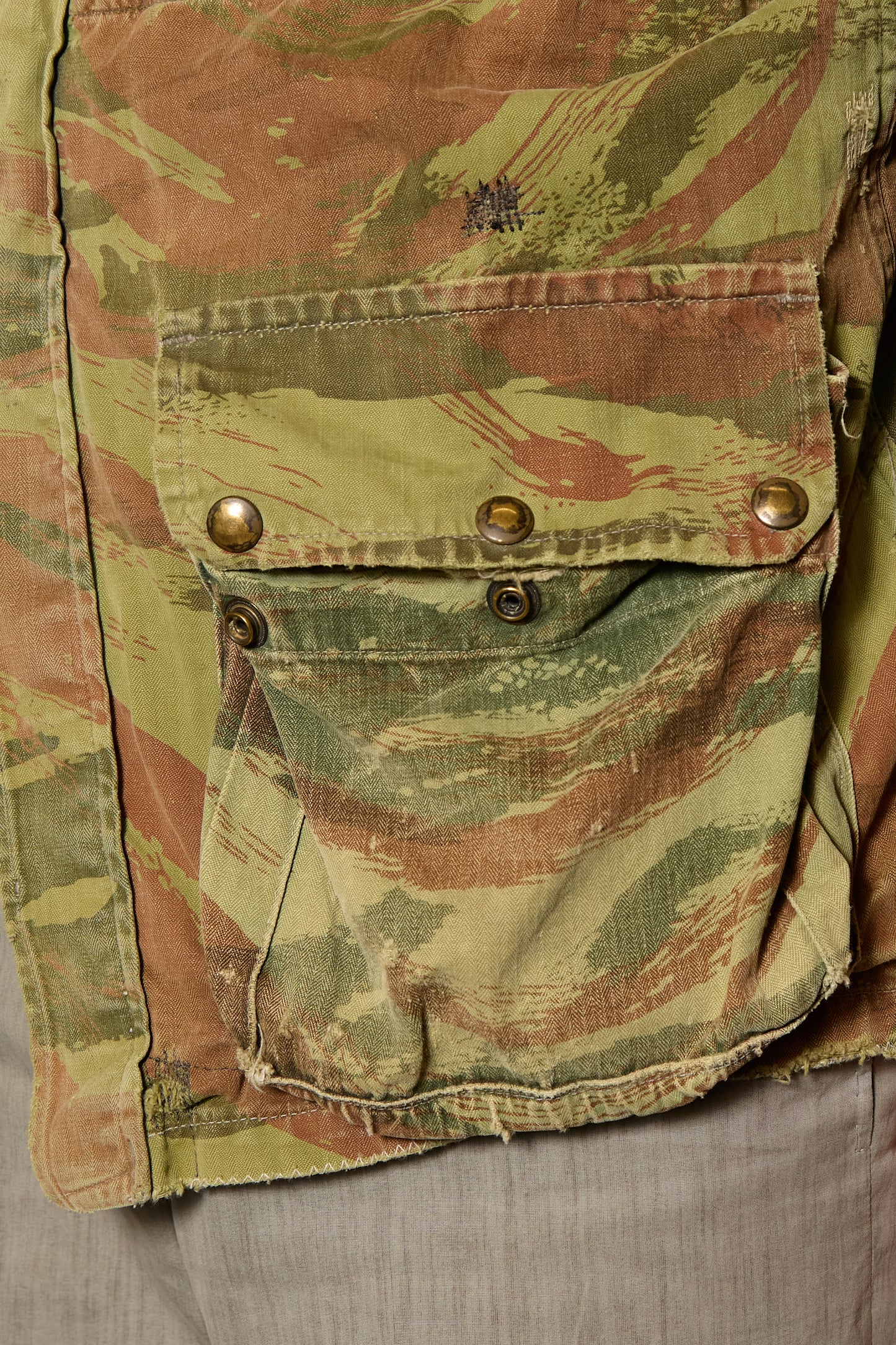 French TAP 47/56 Paratrooper Smock With Scab Darning