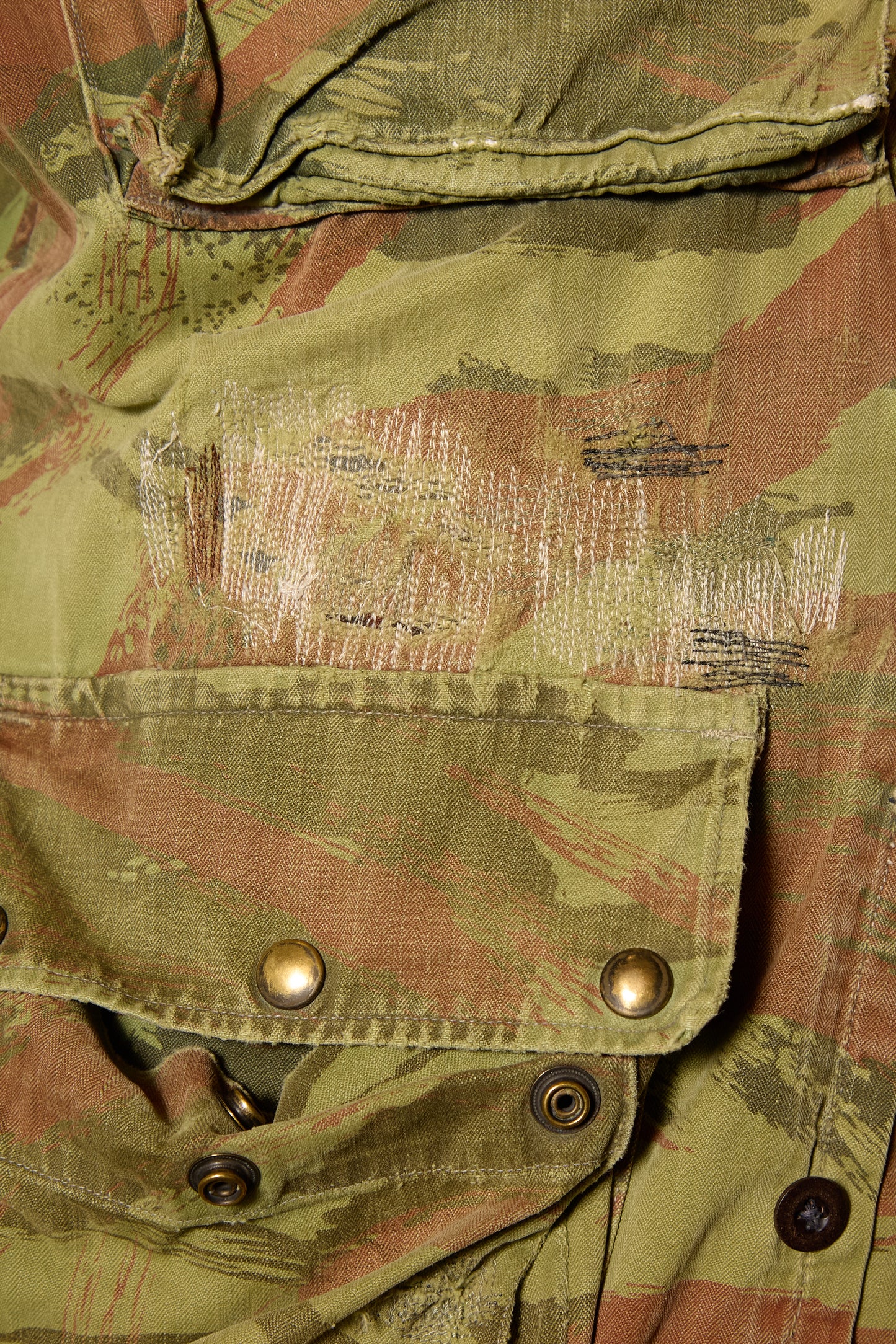 French TAP 47/56 Paratrooper Smock With Scab Darning