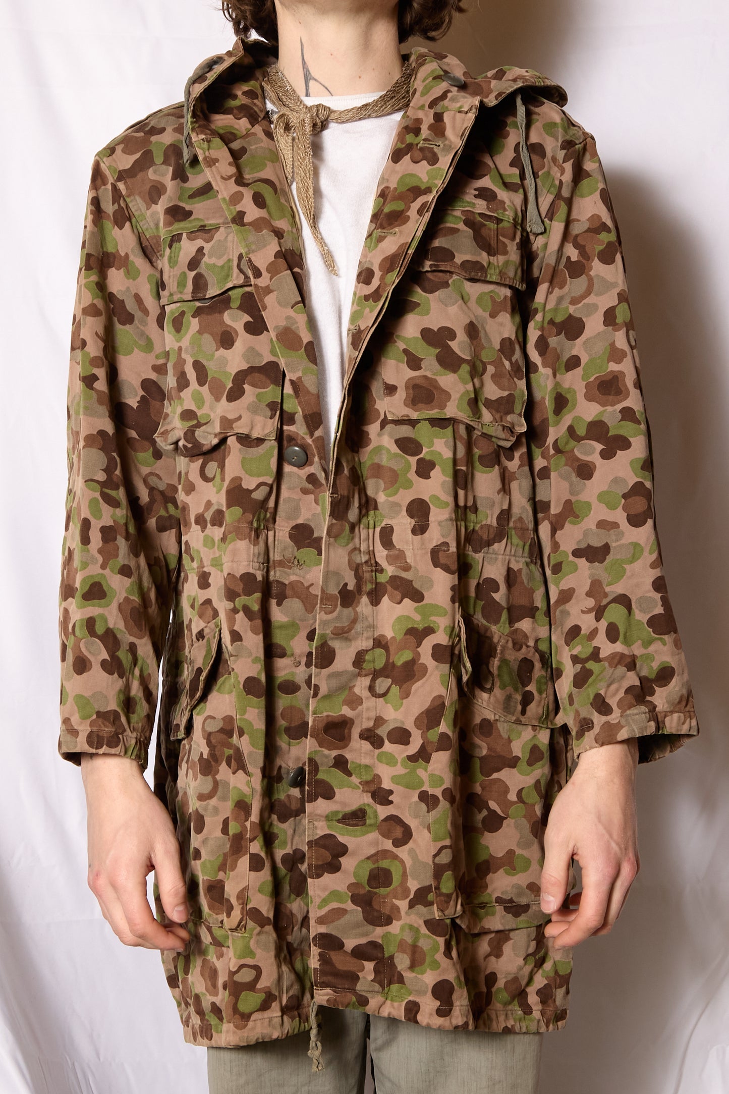 Dated 1962 Austrian Army K4 Peadot Camo Parka