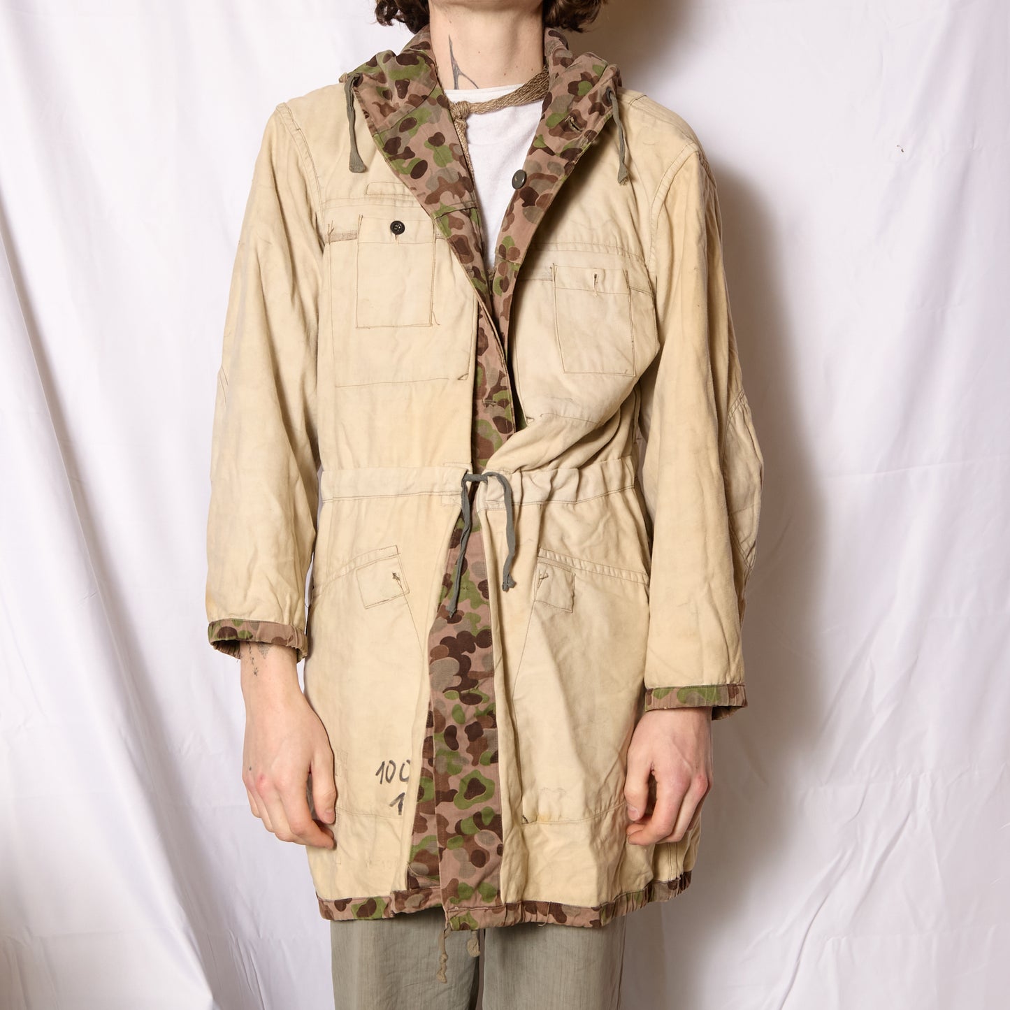 Dated 1962 Austrian Army K4 Peadot Camo Parka