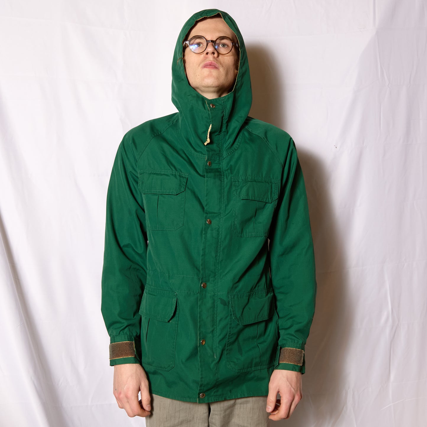 Made In USA 1960s 1970s Outdoors Backpack Parka Jacket By Eastern Mountain Sports