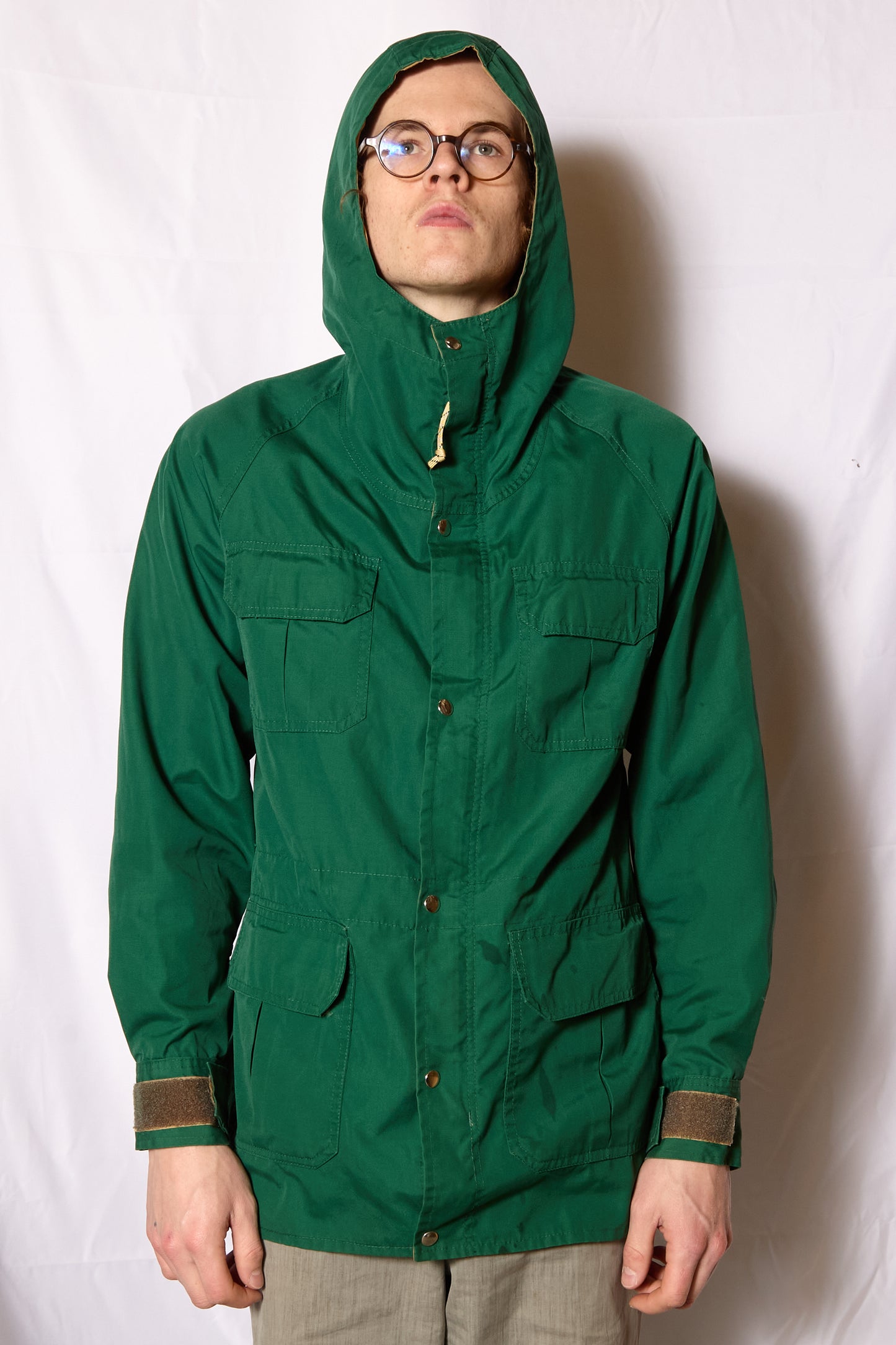 Made In USA 1960s 1970s Outdoors Backpack Parka Jacket By Eastern Mountain Sports