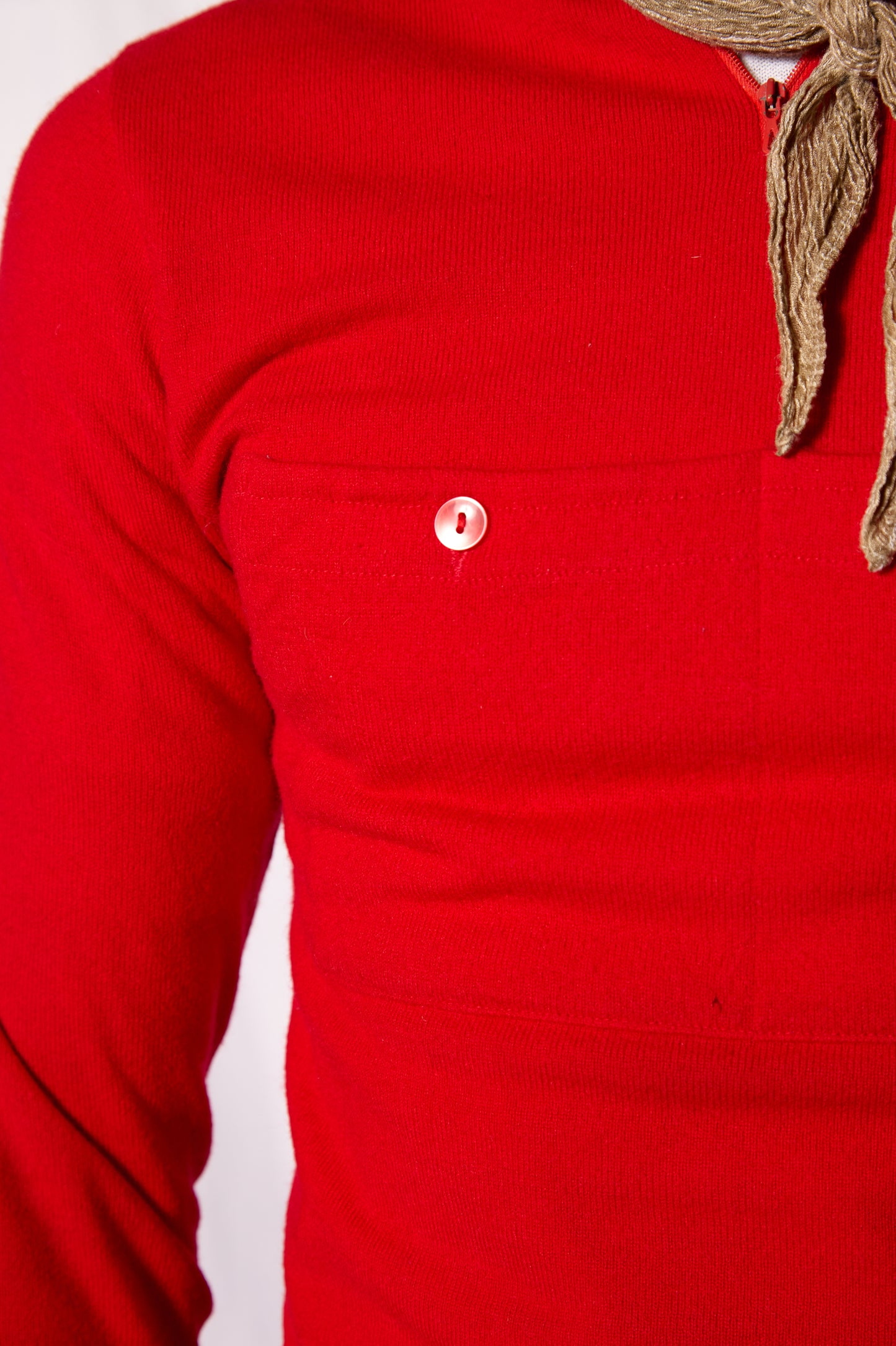 French 1970s Trio Pocket Cyclist Jersey