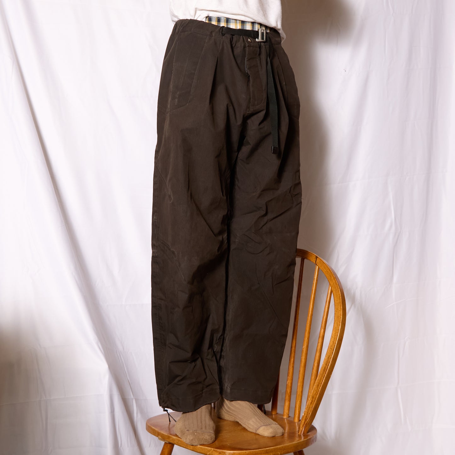 J LAL Wide Leg Goretex Trousers