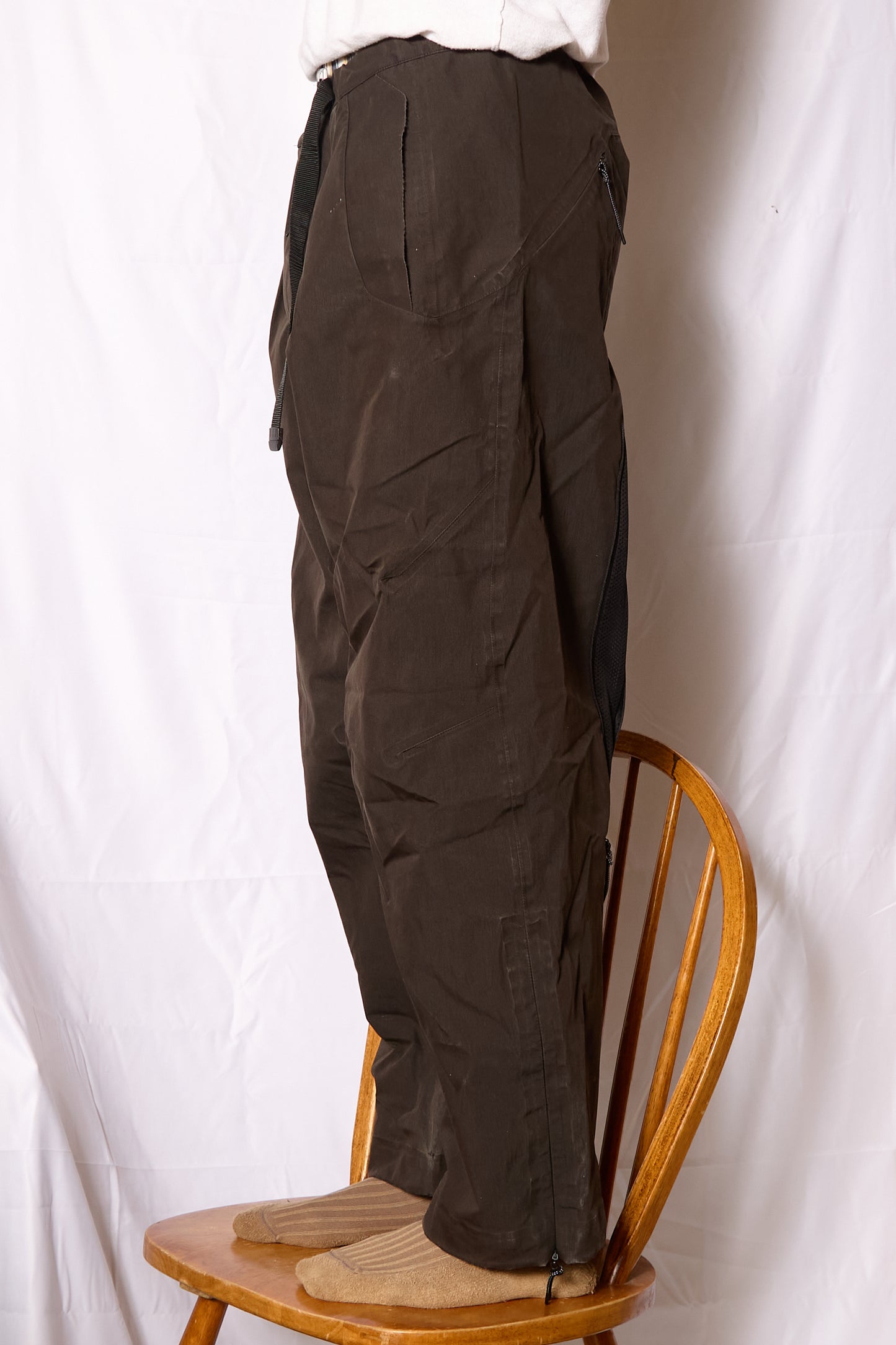 J LAL Wide Leg Goretex Trousers