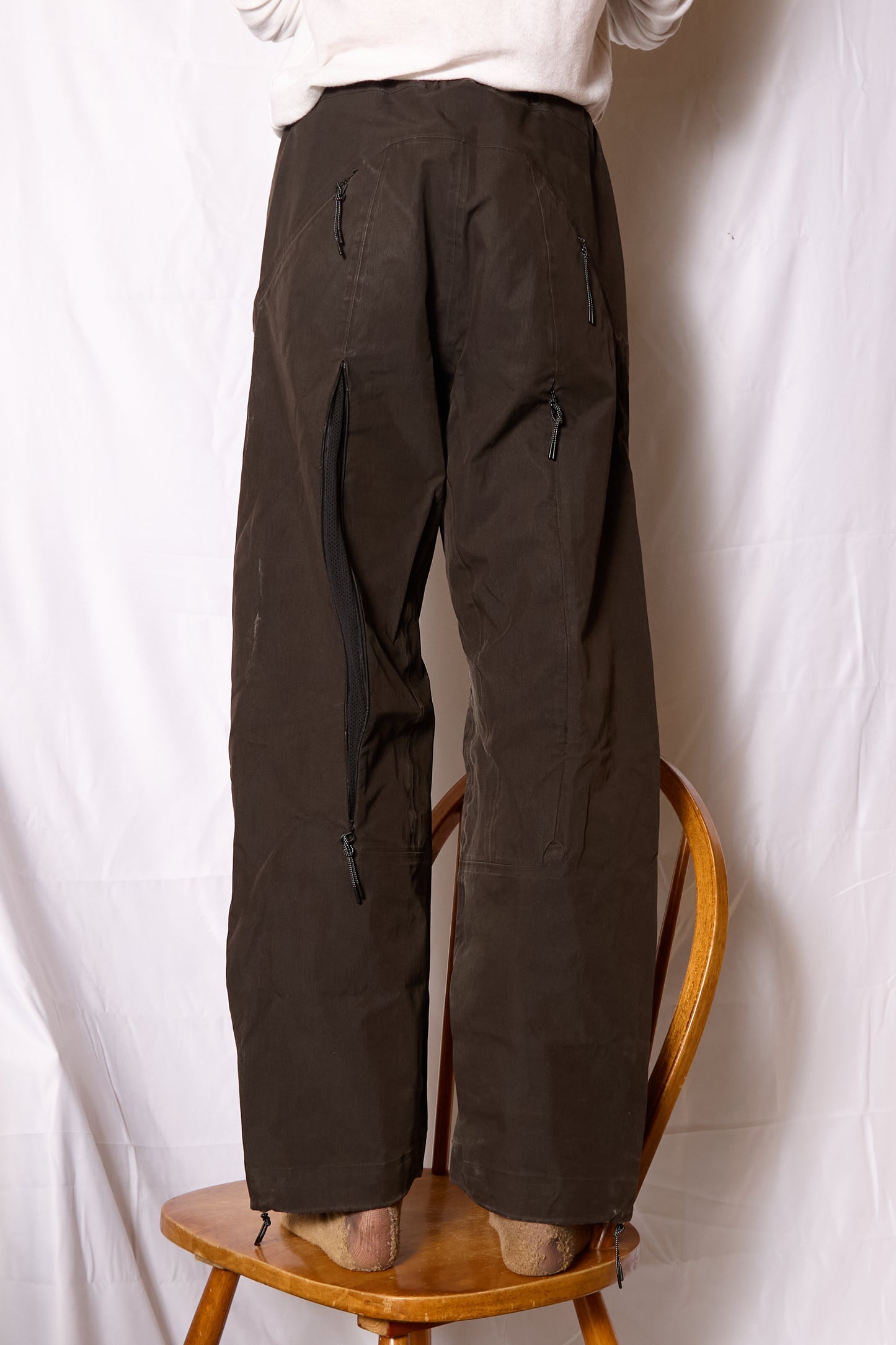 J LAL Wide Leg Goretex Trousers