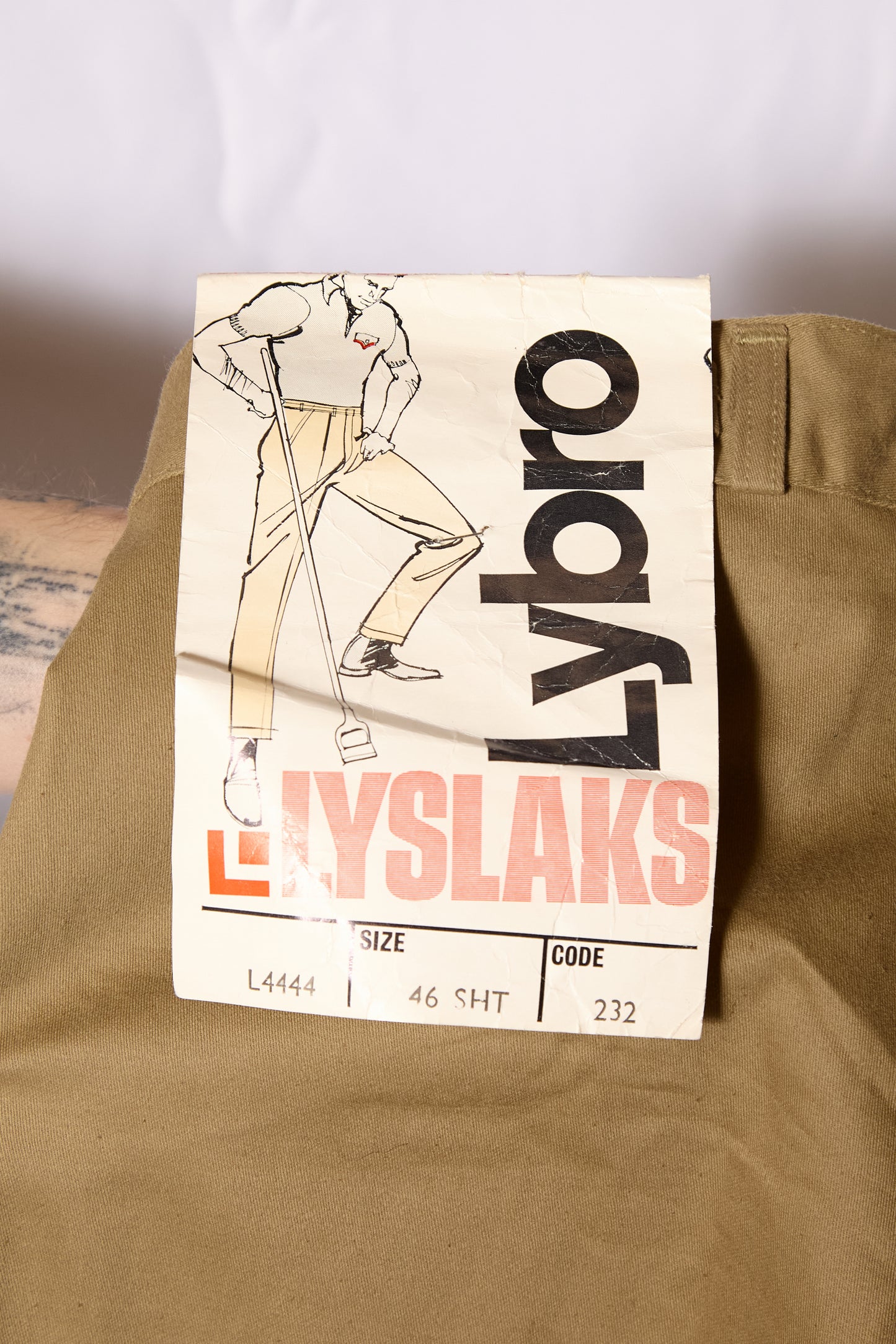 Deadstock 1950s 1960s British Workwear Trousers By "Lybro"