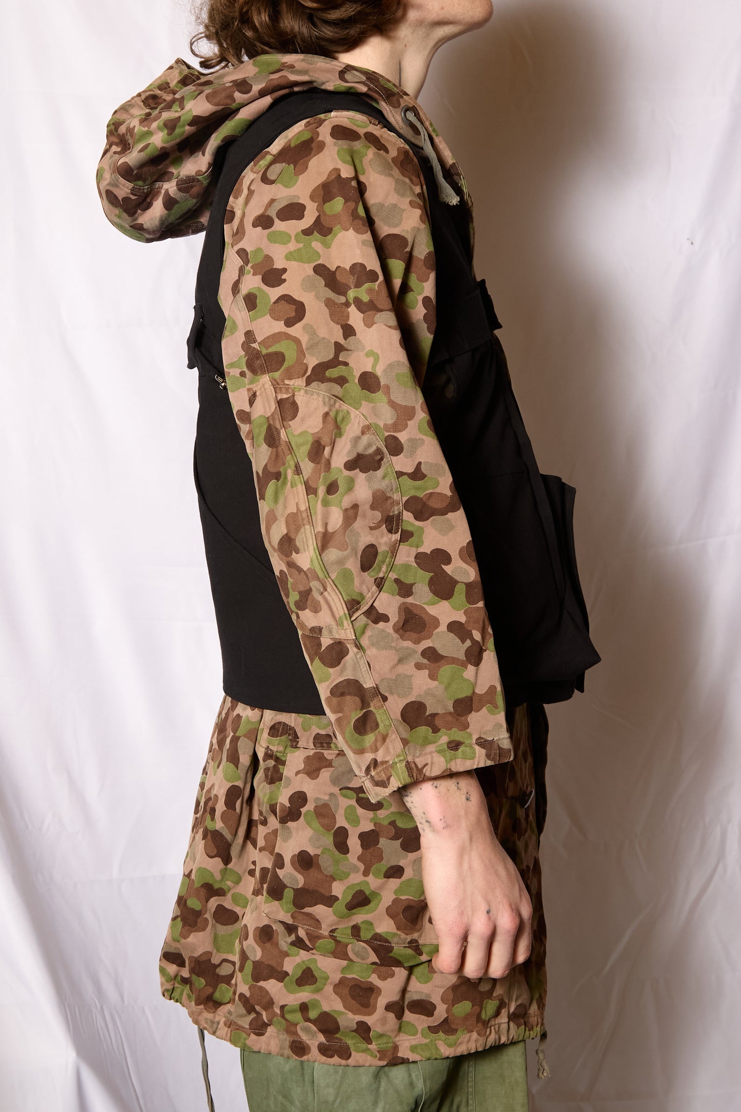 MORPHOSIS Japanese Dobby Cotton Hunting Vest Bag