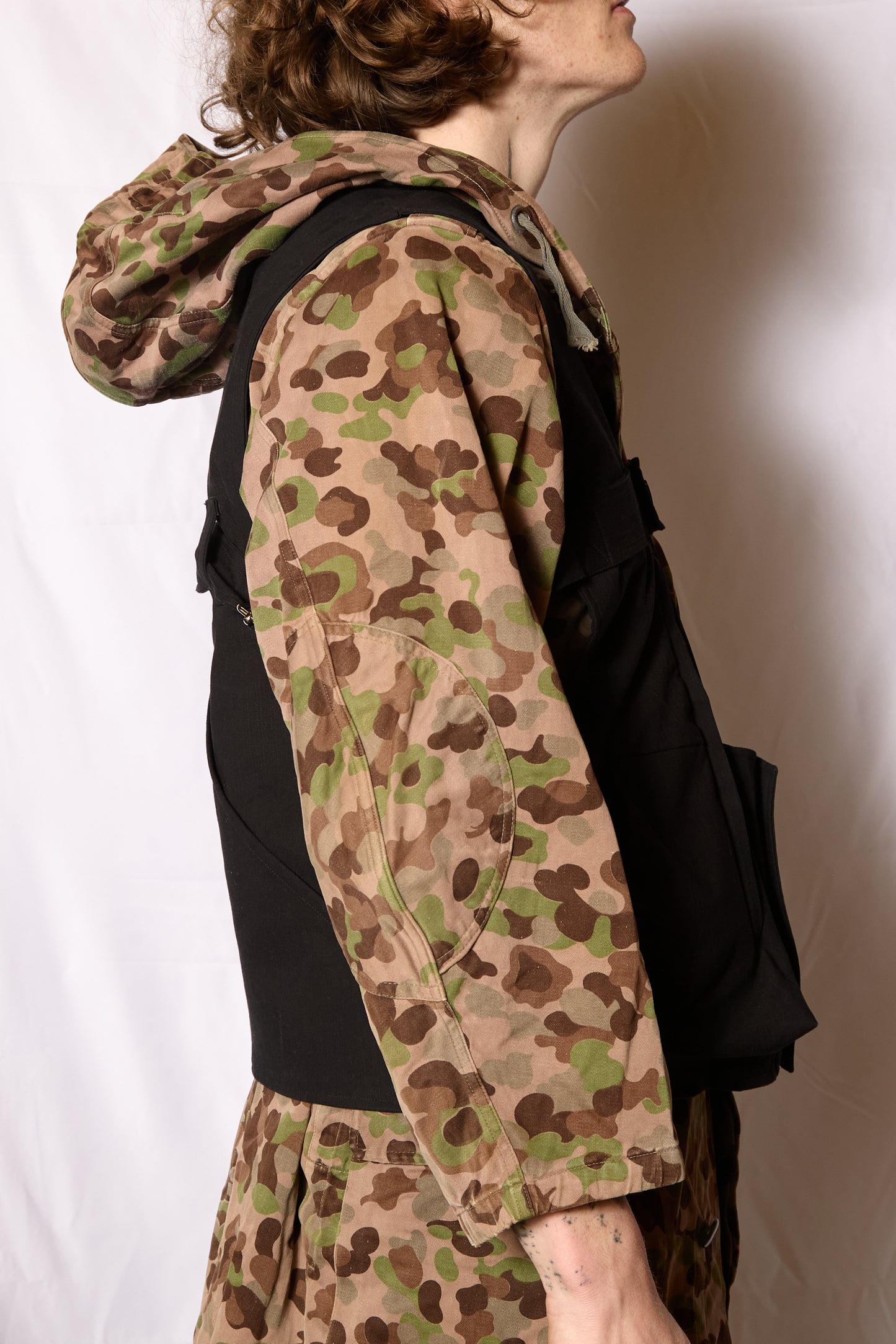 MORPHOSIS Japanese Dobby Cotton Hunting Vest Bag