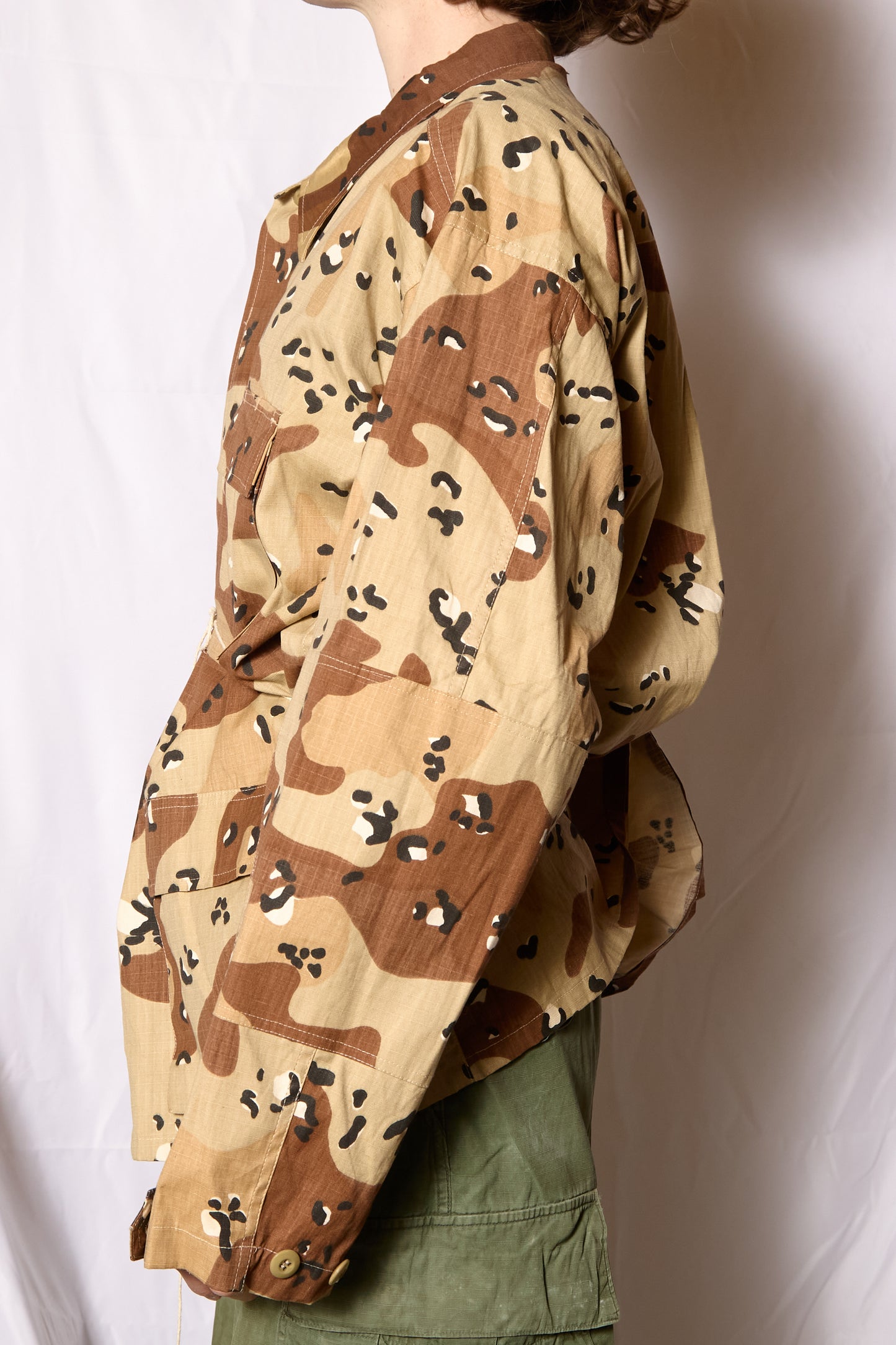 Chocolate Chip Camo US Army Gulf War Era 1990s Shirt/Jacket