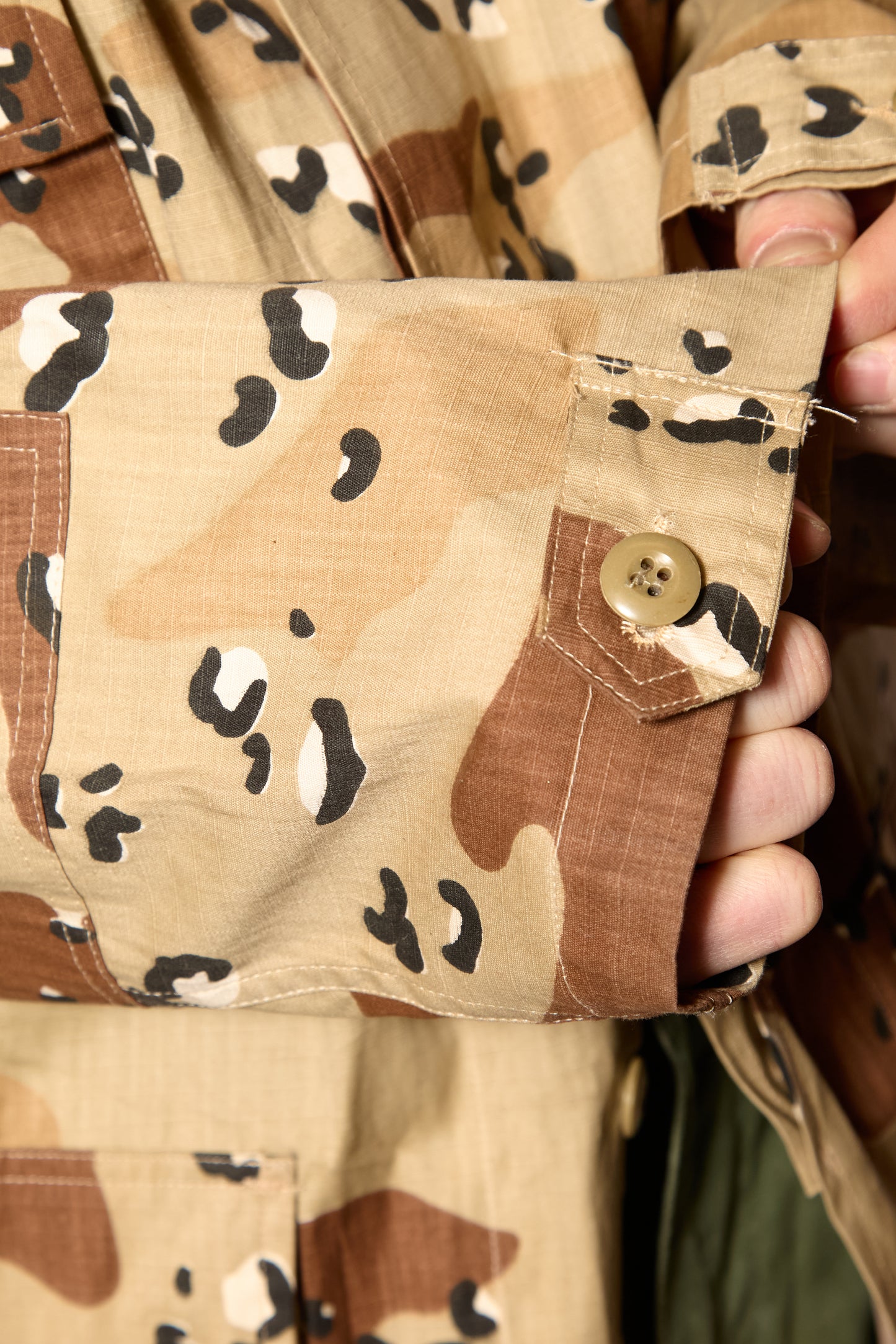 Chocolate Chip Camo US Army Gulf War Era 1990s Shirt/Jacket