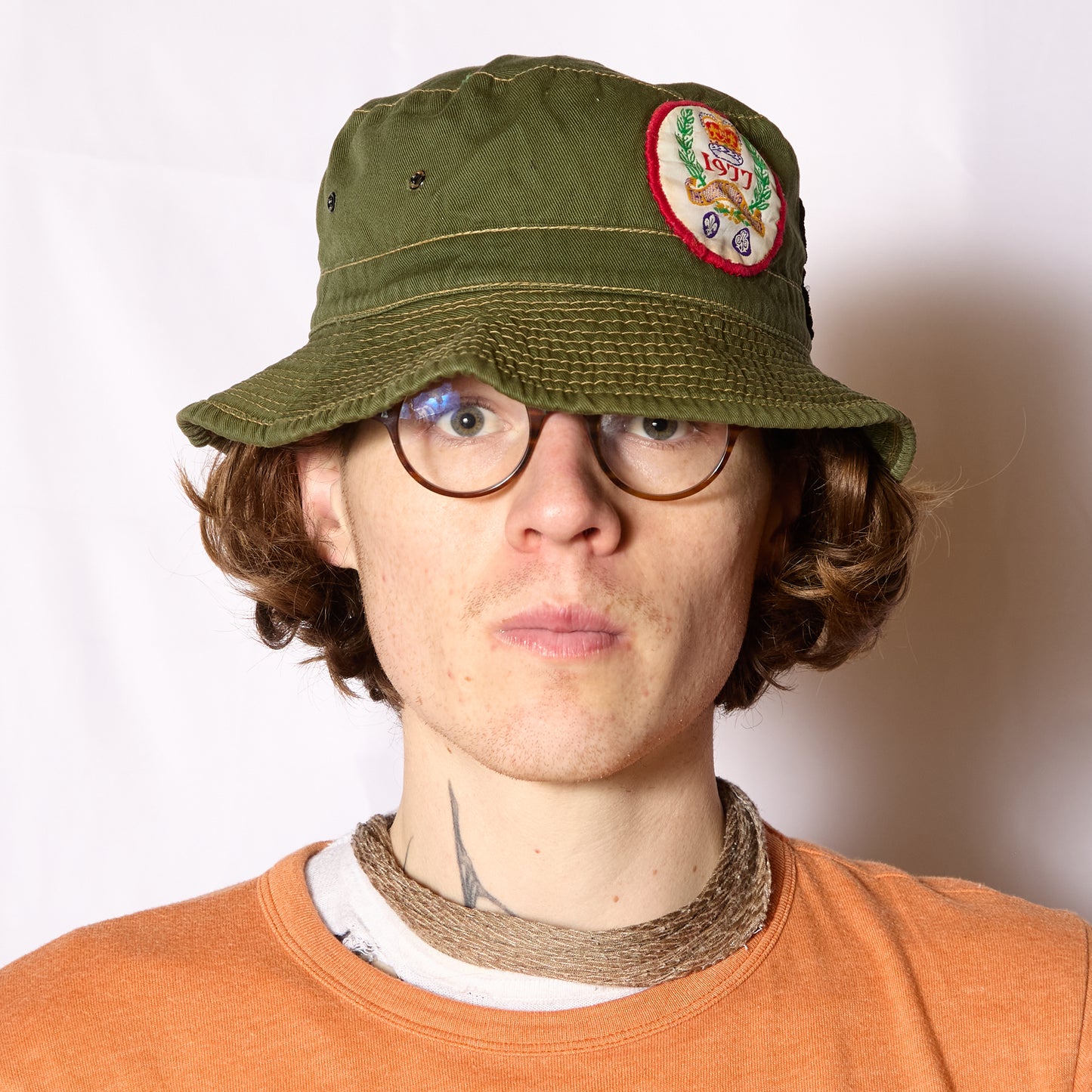 British Army 1940s 1950s Jungle Green Cotton Drill Service Hat