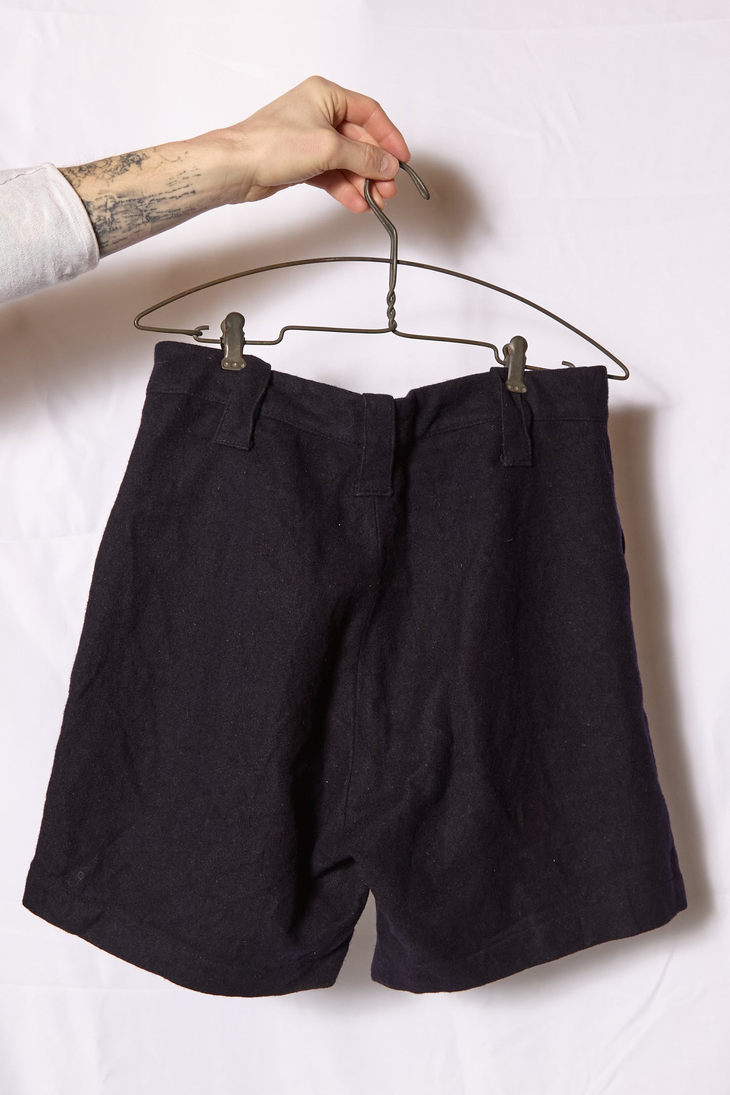 NOS British 1940s Flannel Wool "Scout Shop" Shorts