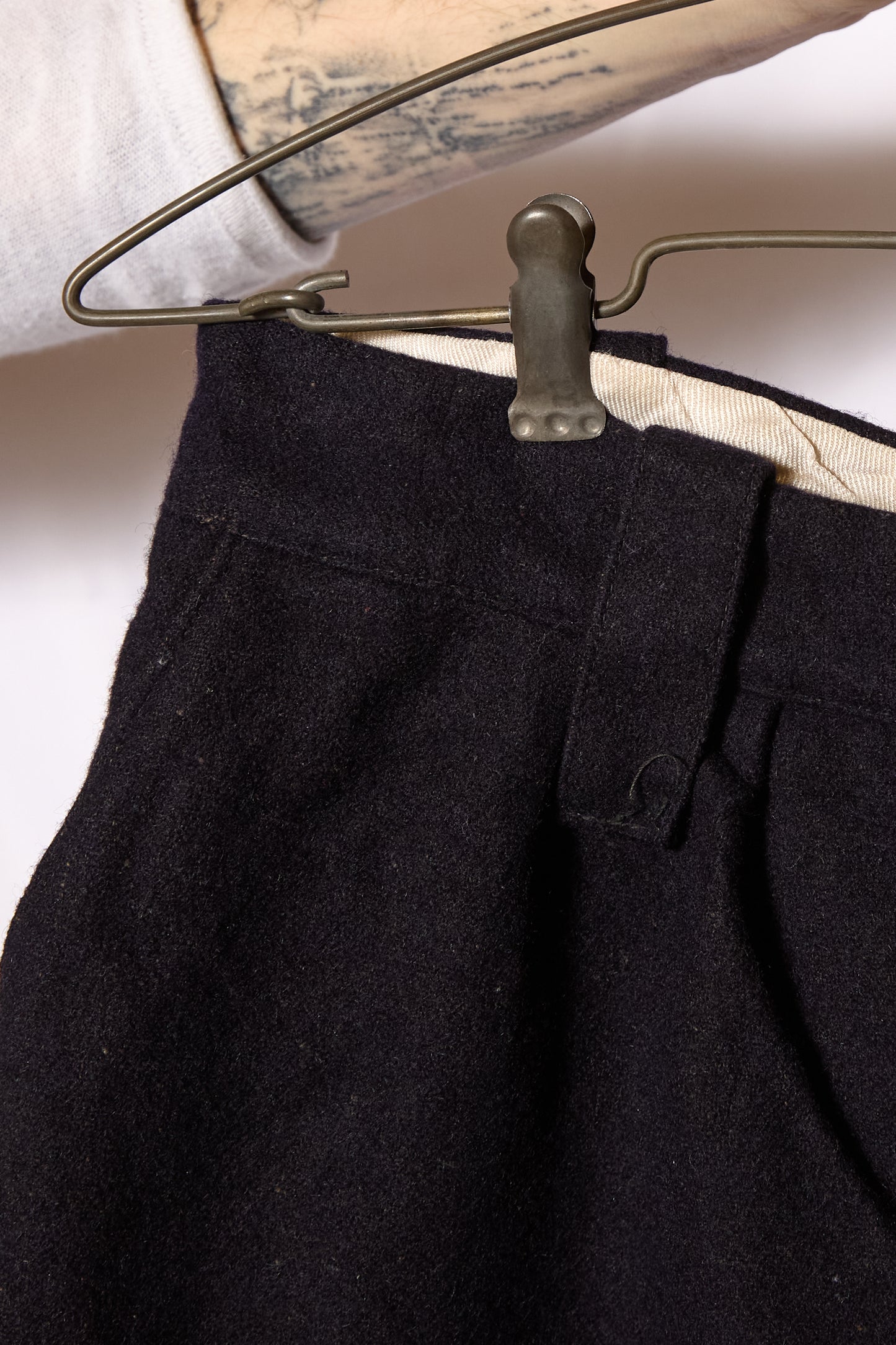NOS British 1940s Flannel Wool "Scout Shop" Shorts