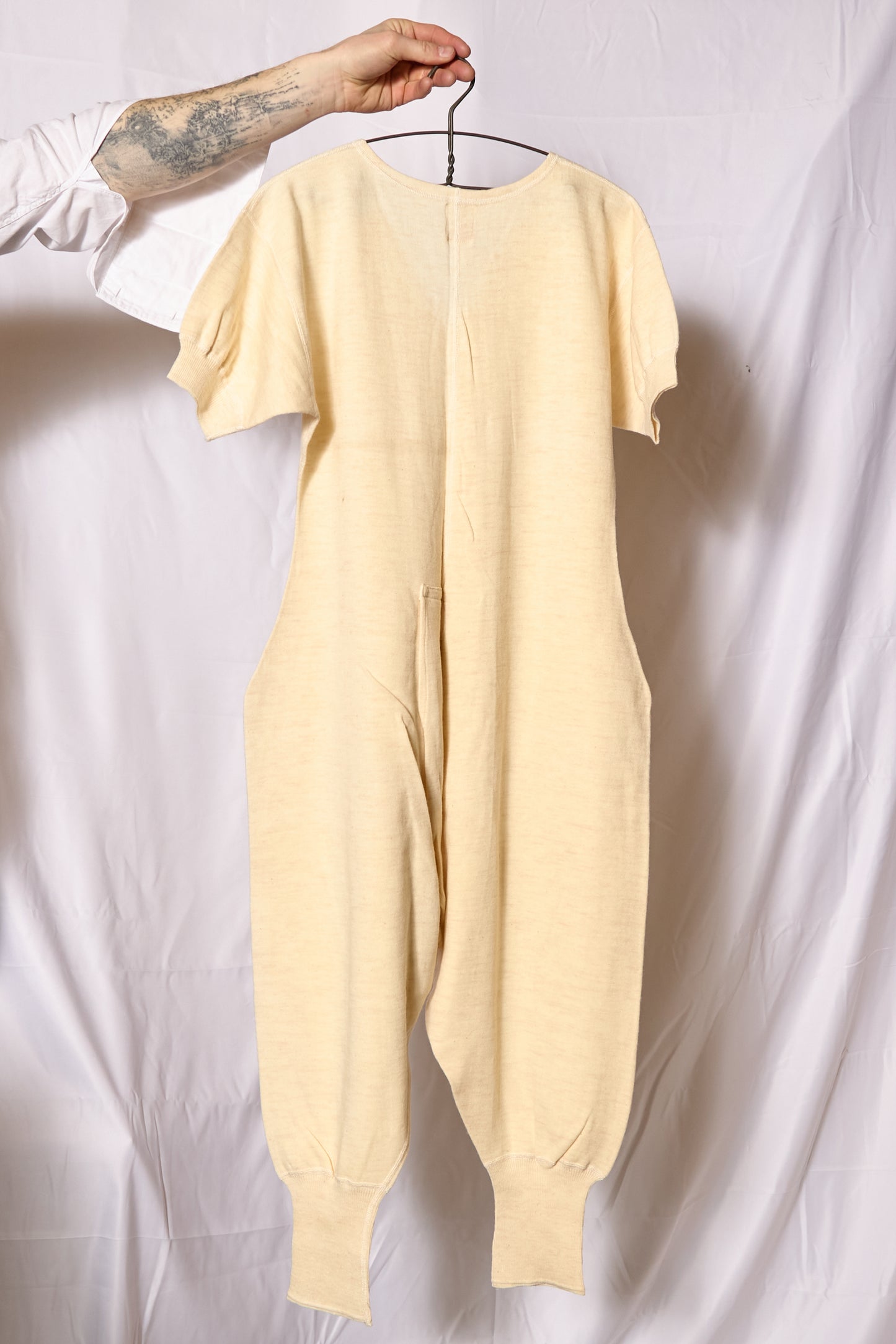 CC41 Utility WW2 1940s Nightwear Woolen Thermal Body Suit By "Steppo" Made in England