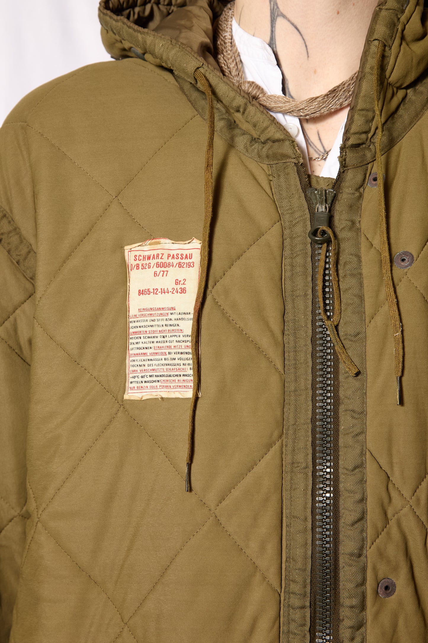 German Army 1980s 1990s Cut Down Sleeping Bag Parka