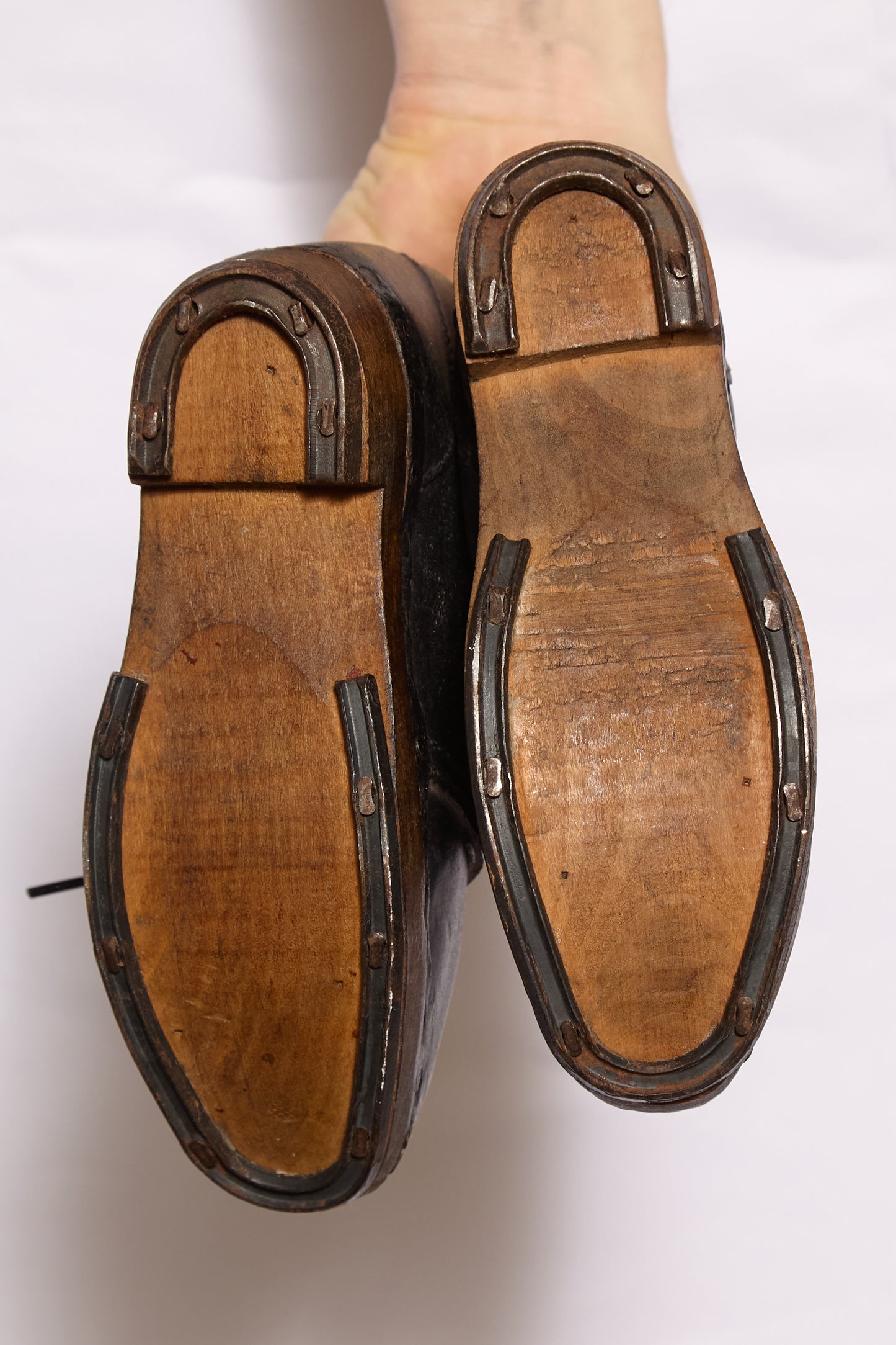 Circa 1900s British Workwear/Agricultural Boys Clogs