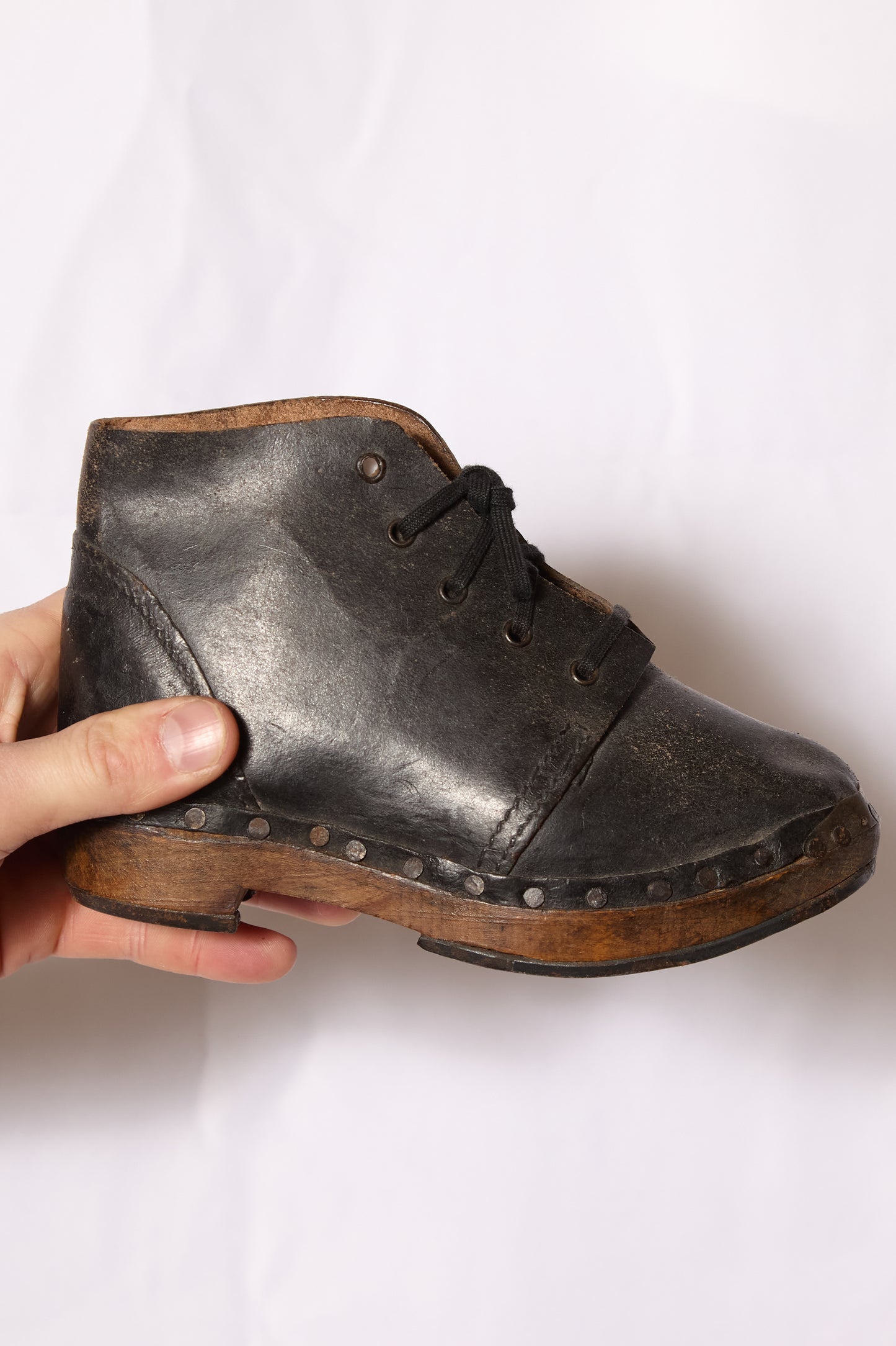 Circa 1900s British Workwear/Agricultural Boys Clogs