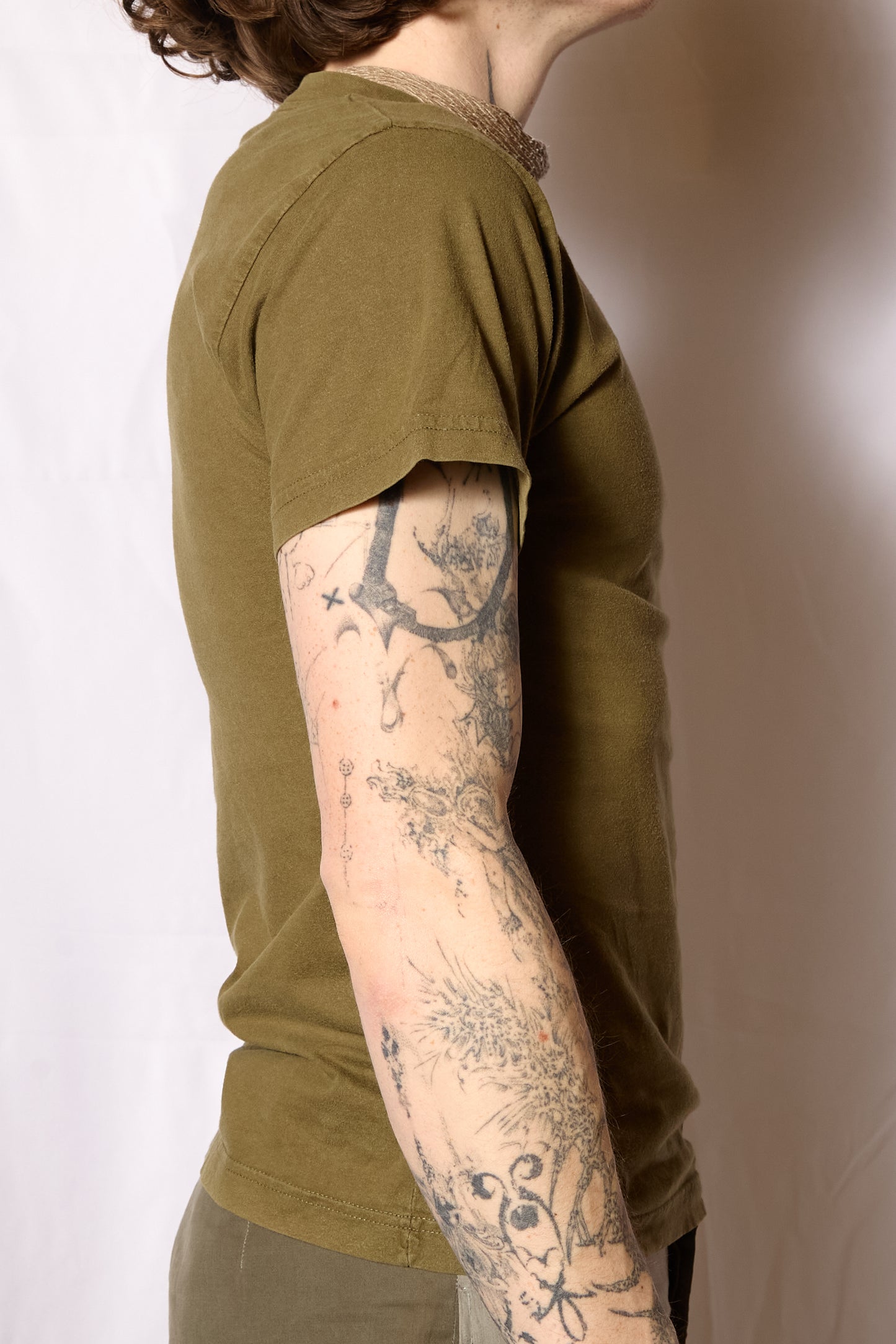 Faded 1970s Army Training T Shirt (100% Cotton)
