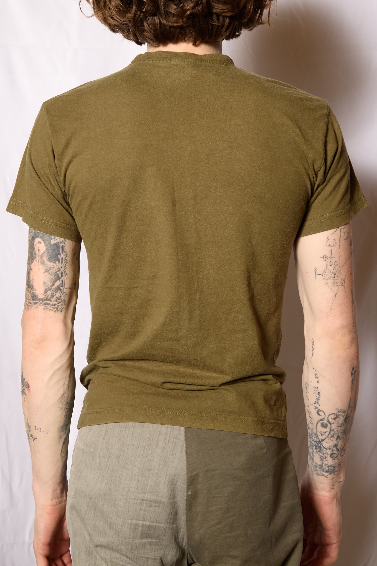 Faded 1970s Army Training T Shirt (100% Cotton)