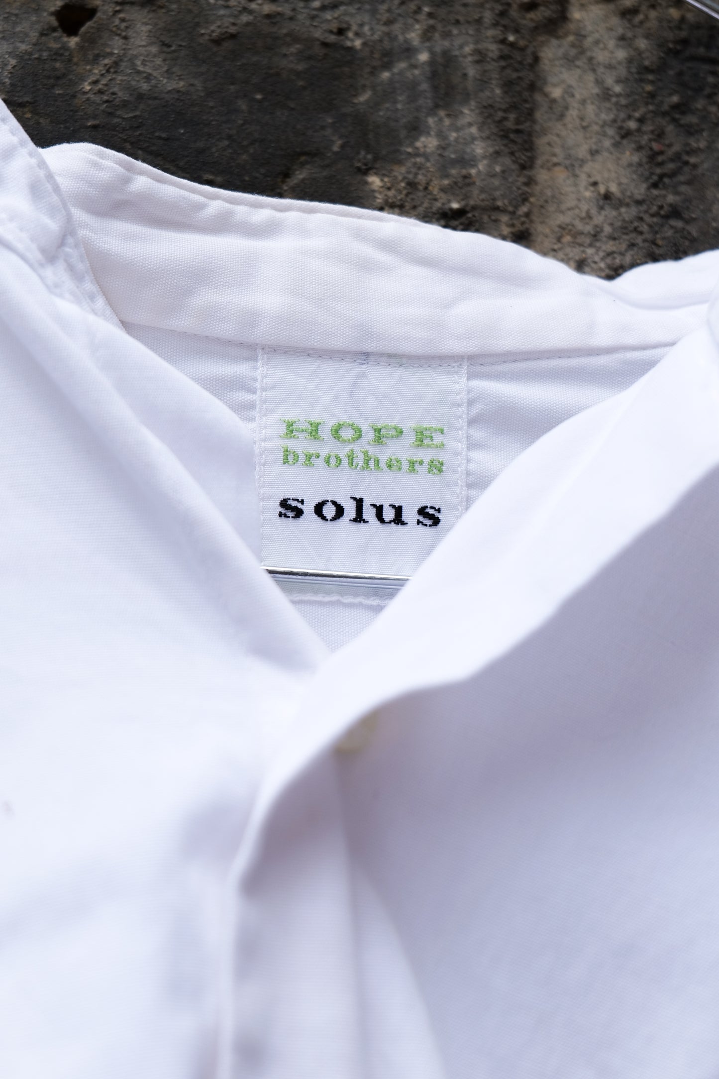 British Curved Hem Tail 1940s Shirt By Hope Brothers