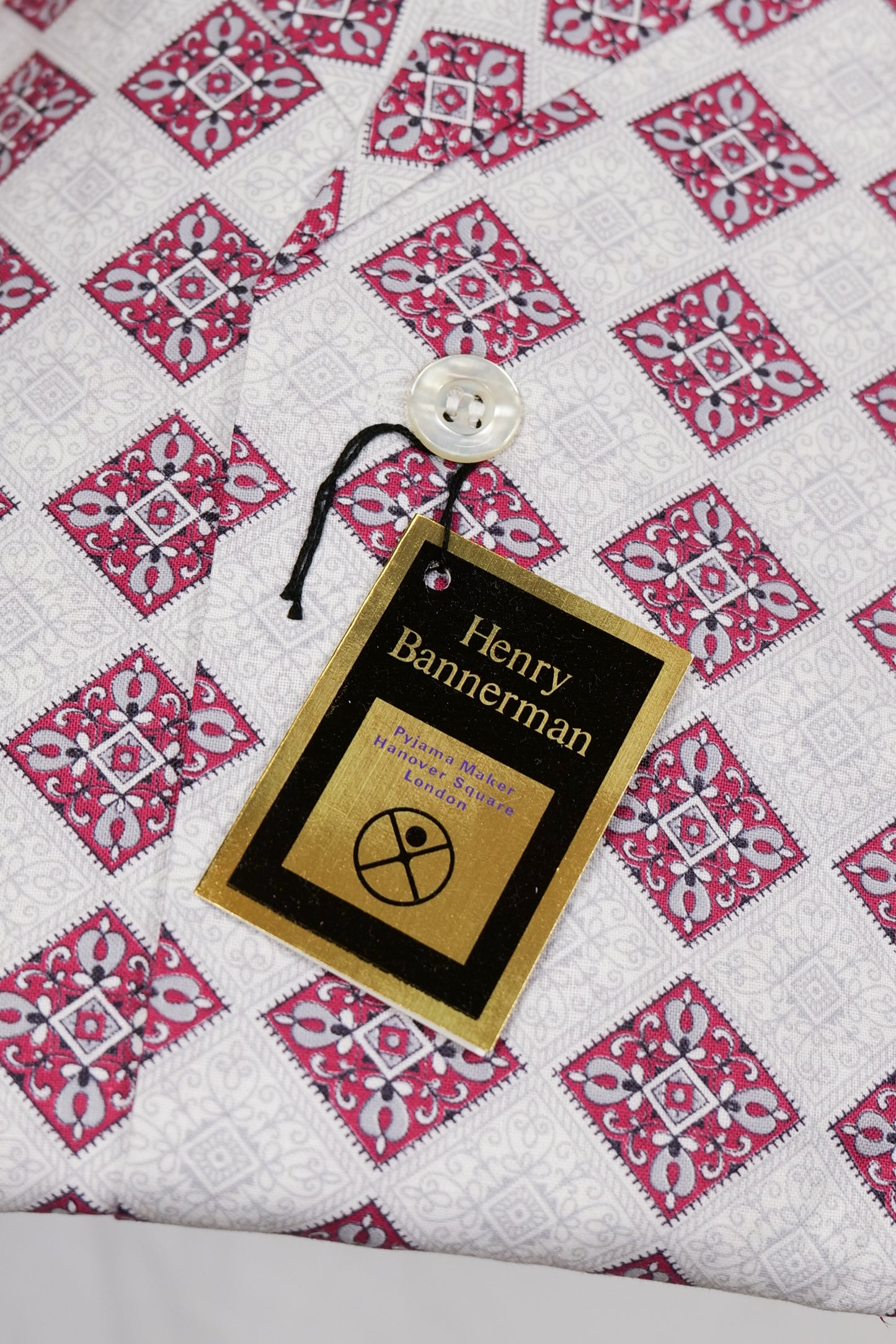 Deadstock British 1940s 1950s Pyjama Set By “Henry Bannerman”