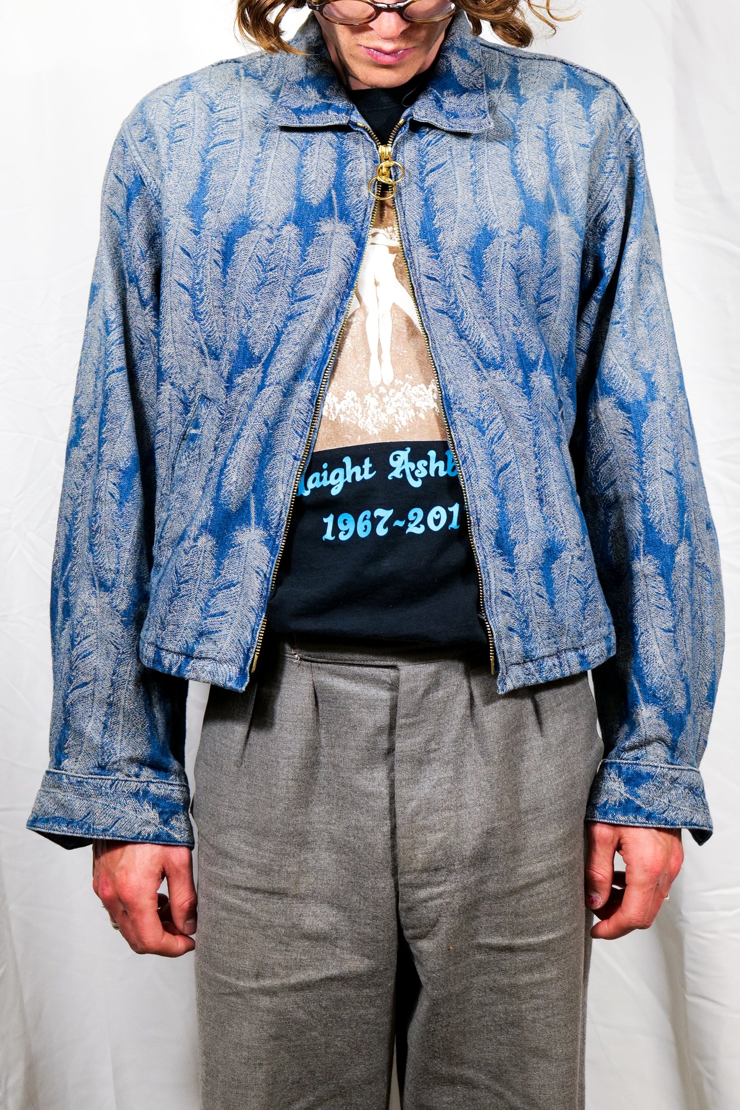 Kapital Drizzler Feather Denim Jacket