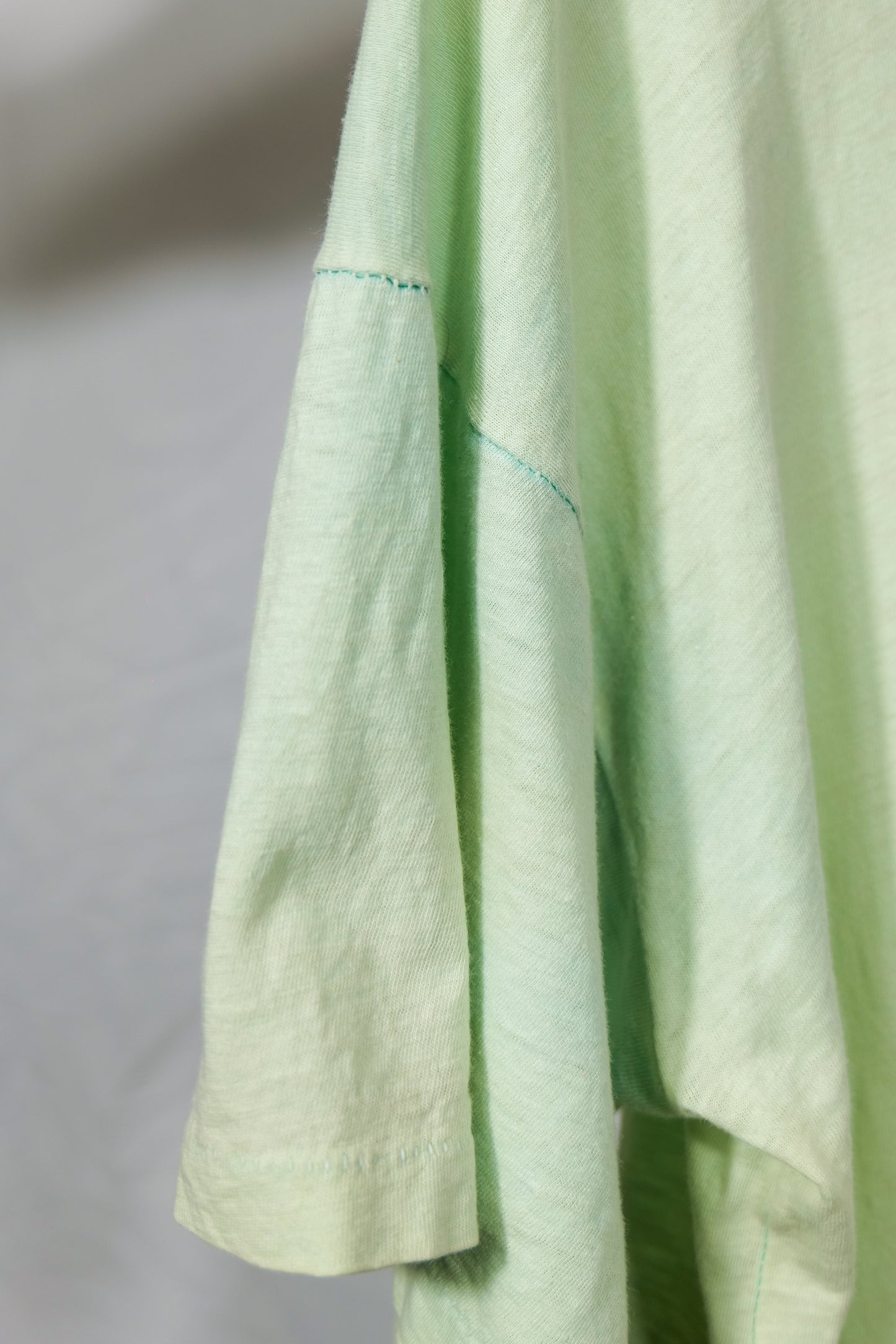 1960s Pastel Green/Lime Single Stitch Blank T Shirt