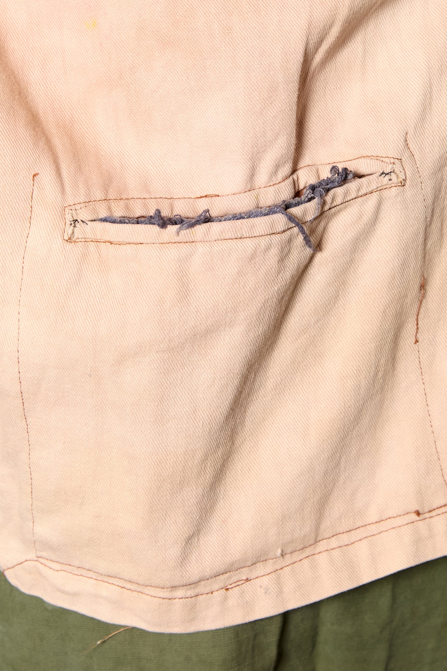 British 1940s Costume Altered Pyjama Shirt By Monument”