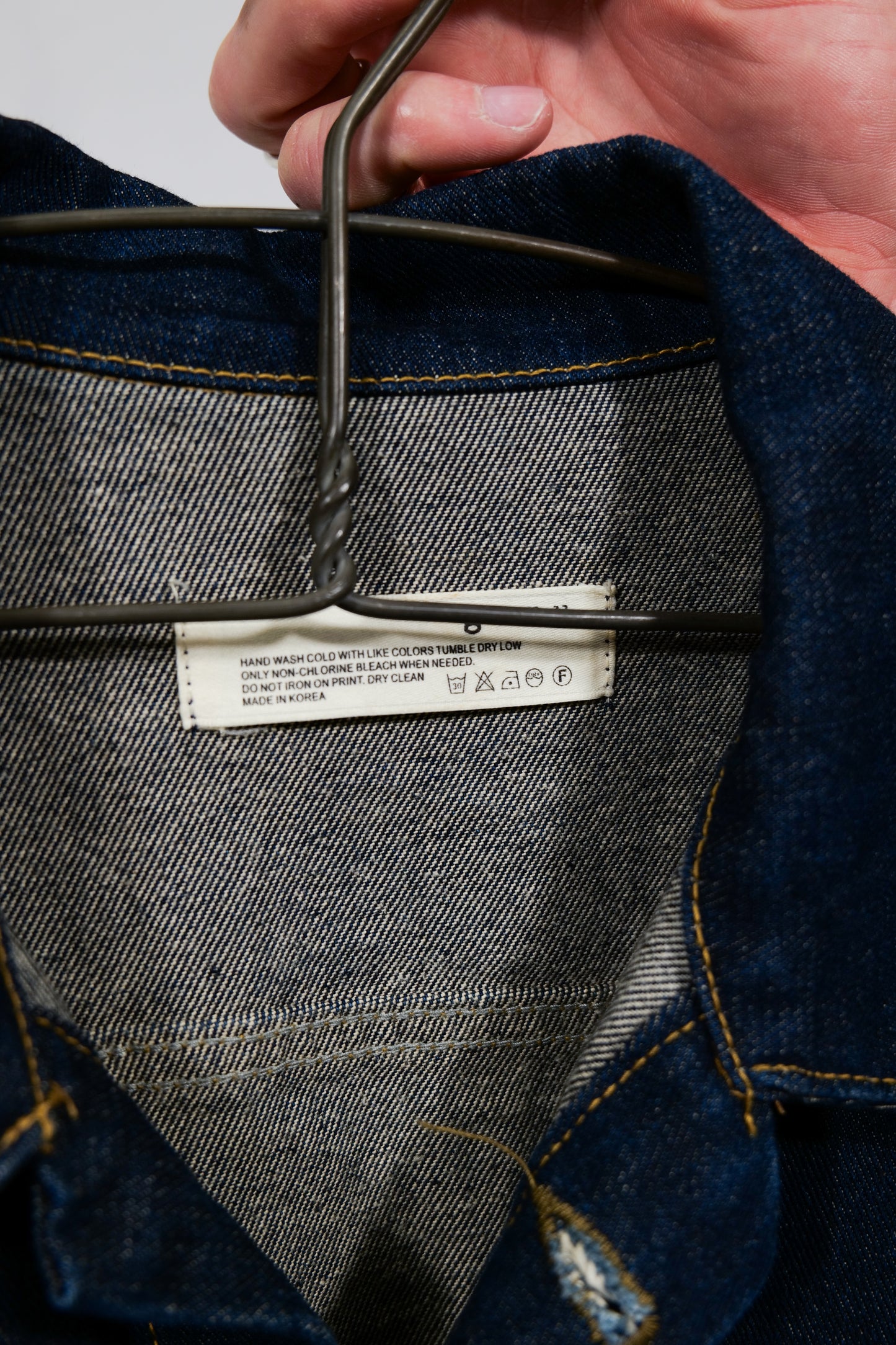 Type 1 Style Patch Pocket Denim Jacket Made In Korea By Gamu