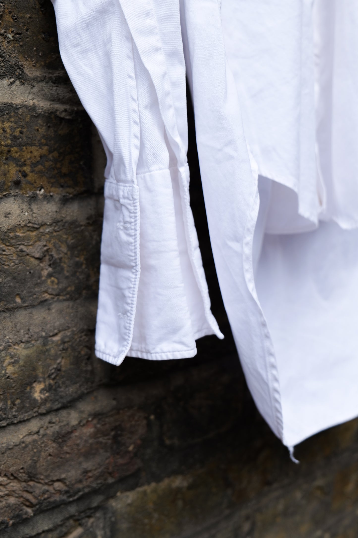 British Curved Hem Tail 1940s Shirt By Hope Brothers