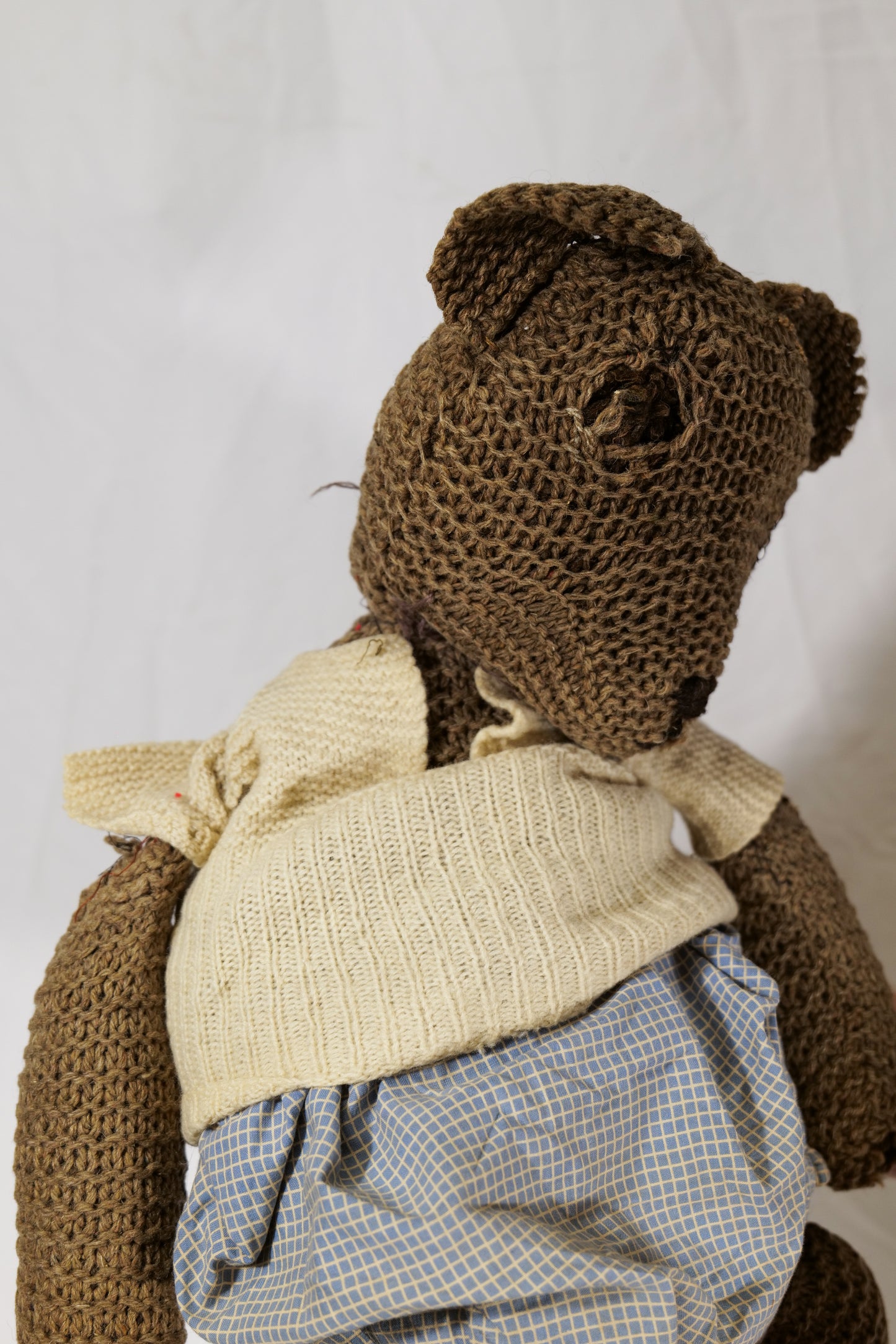 1940s Cotton Stuffed Teddy Bear