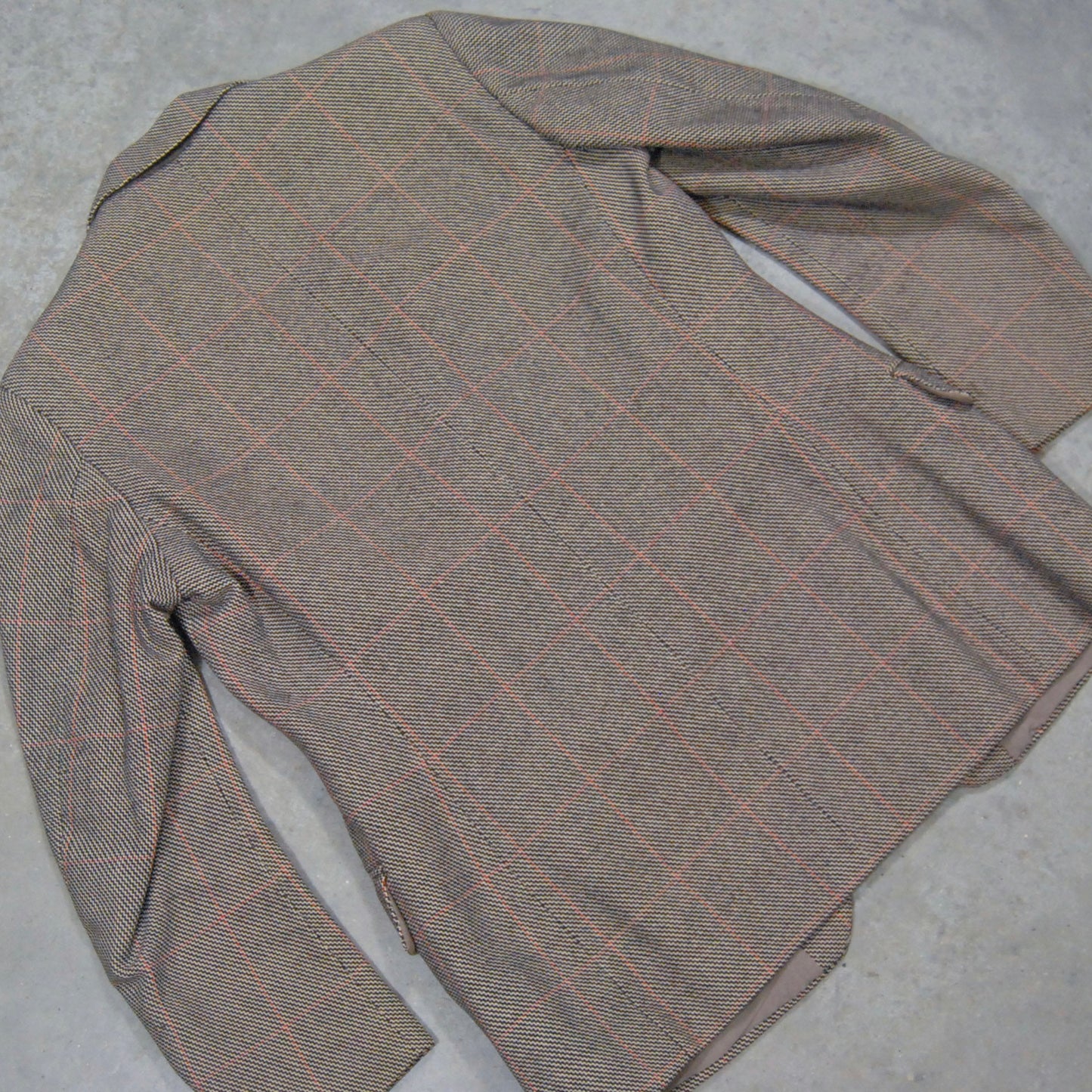 British 1930s Windowpane Three Piece Suit
