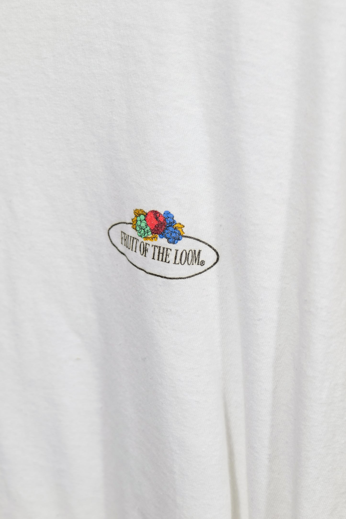 1990s Fruit Of The Loom Logo Blank Single Stitch T