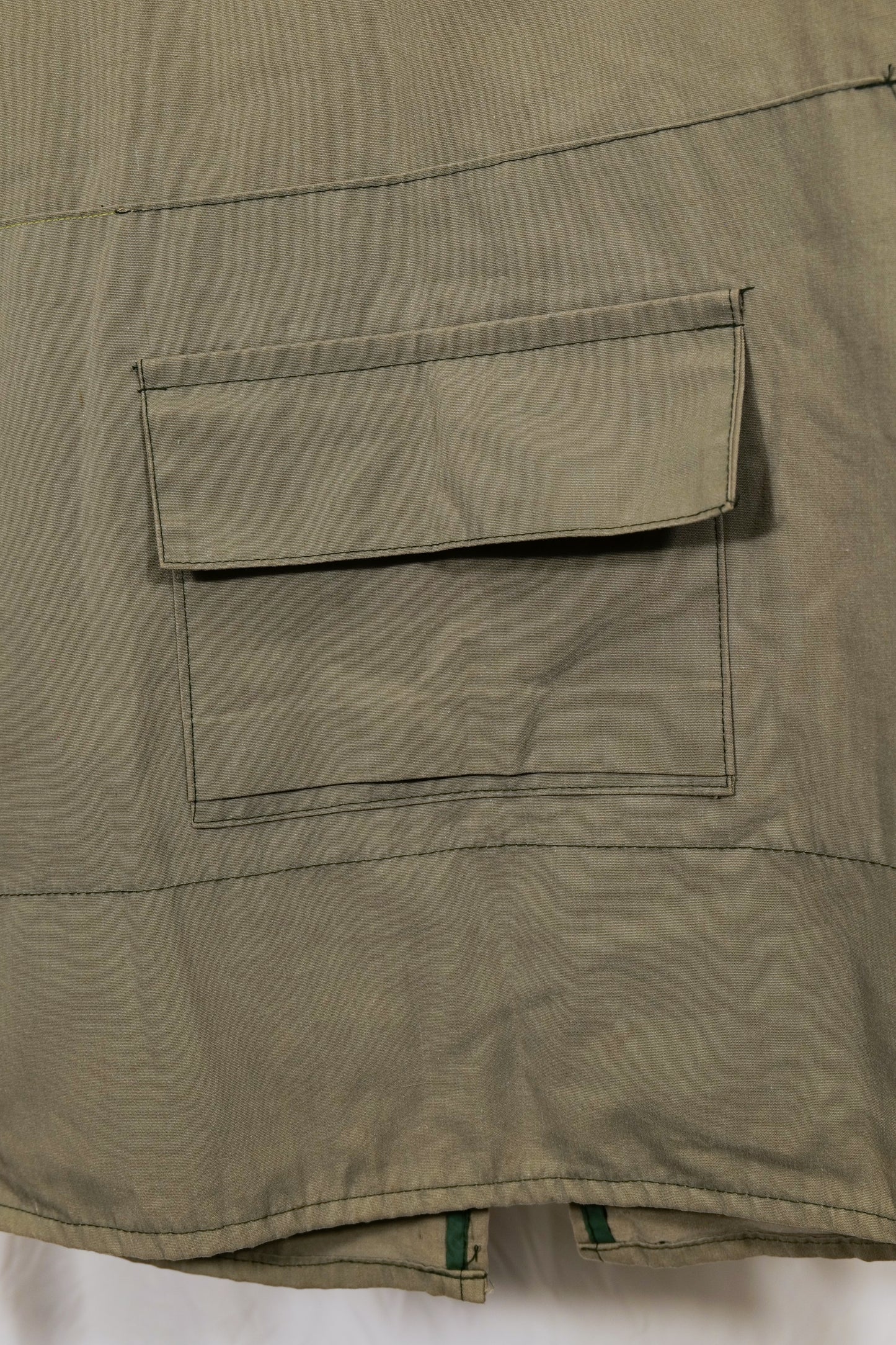 French 1960s Hunting Vest With Shell Holders