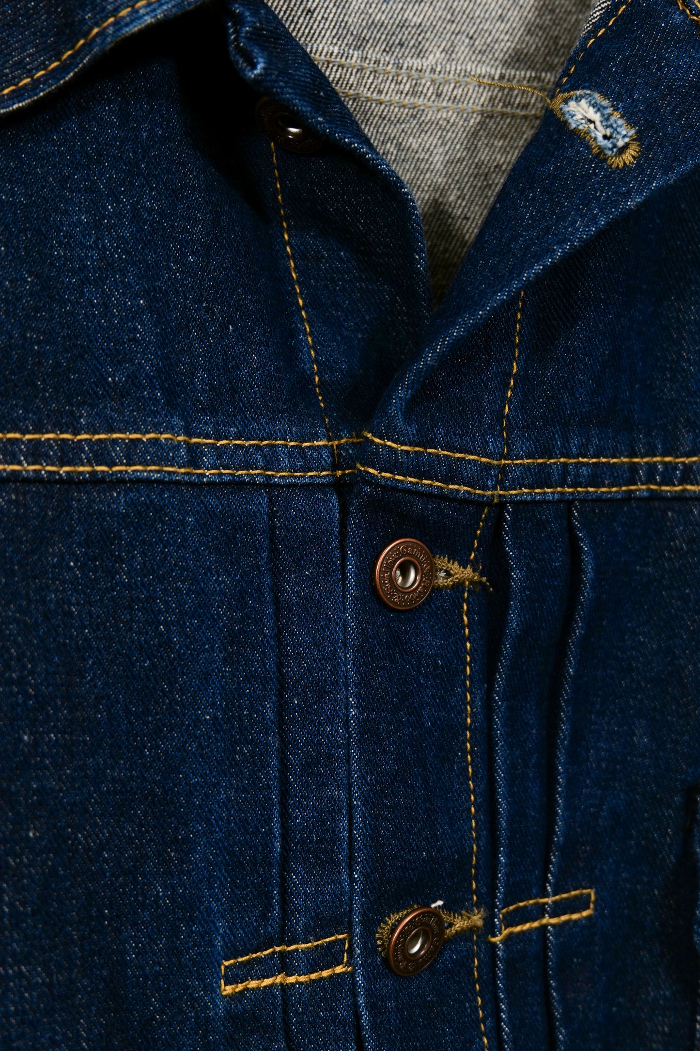 Type 1 Style Patch Pocket Denim Jacket Made In Korea By Gamu