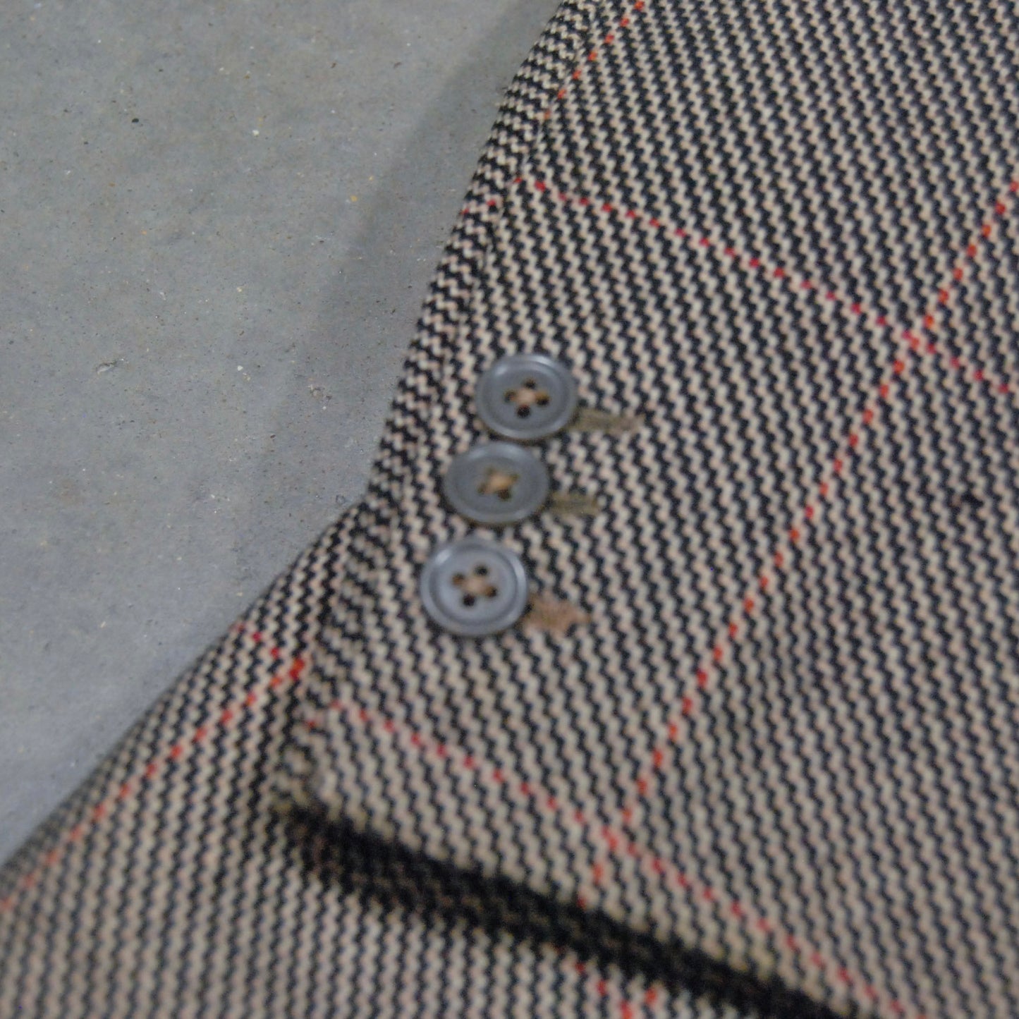 British 1930s Windowpane Three Piece Suit