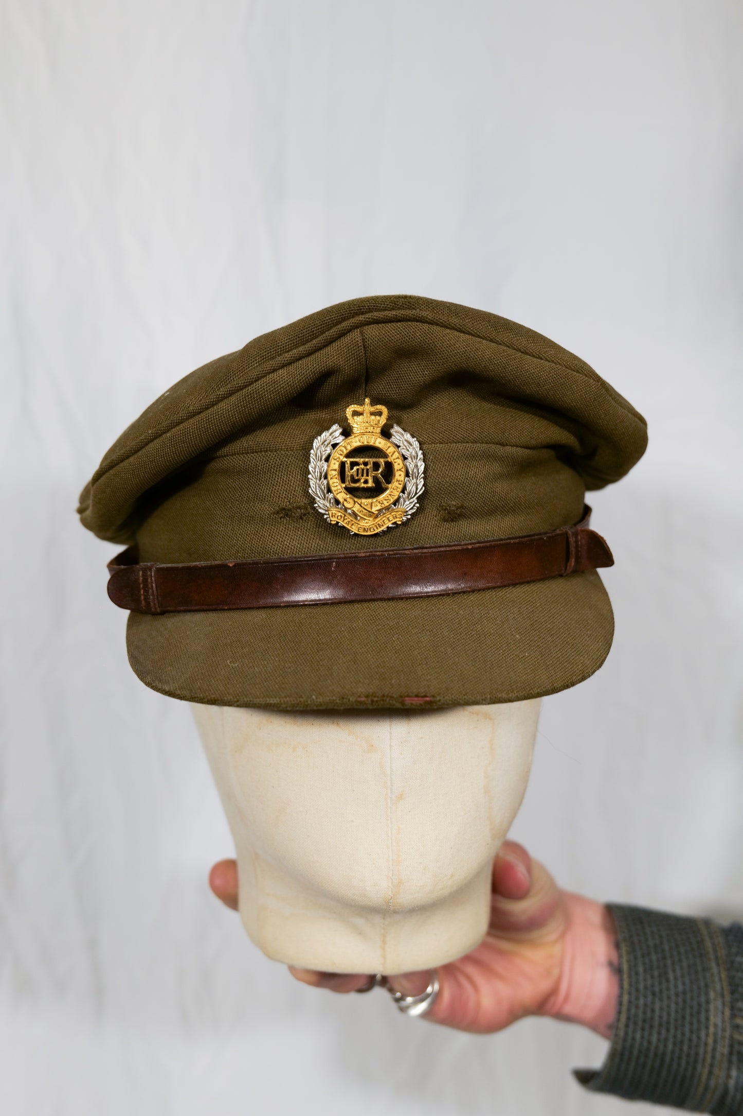 WW2 British Army Peak Cap By “Austin Reed”