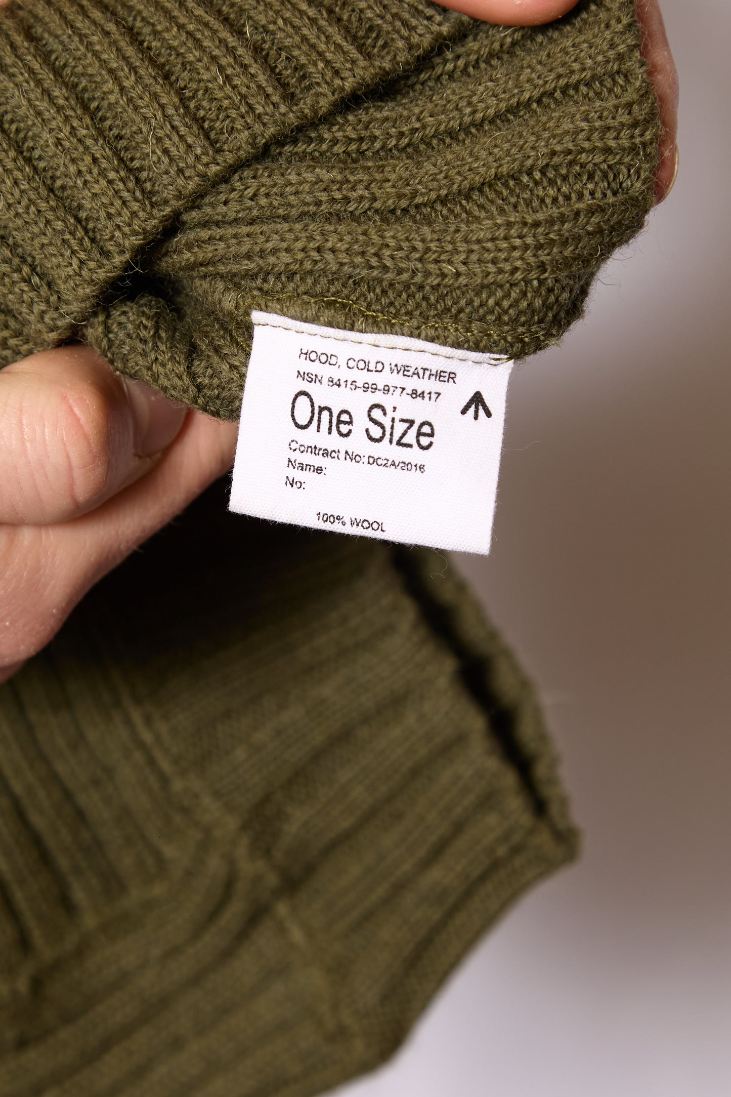 British Army Wool Over Head Balaclava