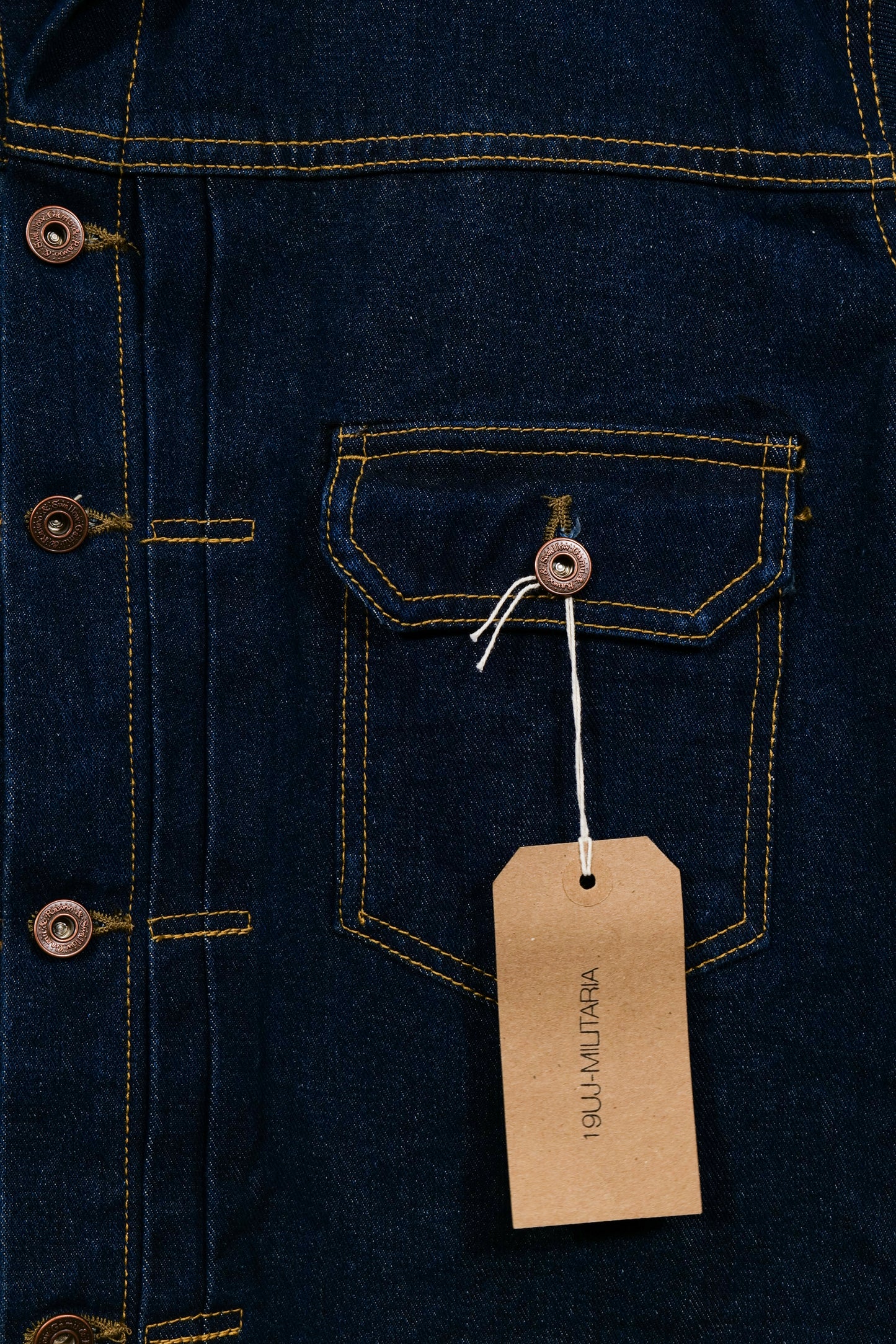Type 1 Style Patch Pocket Denim Jacket Made In Korea By Gamu