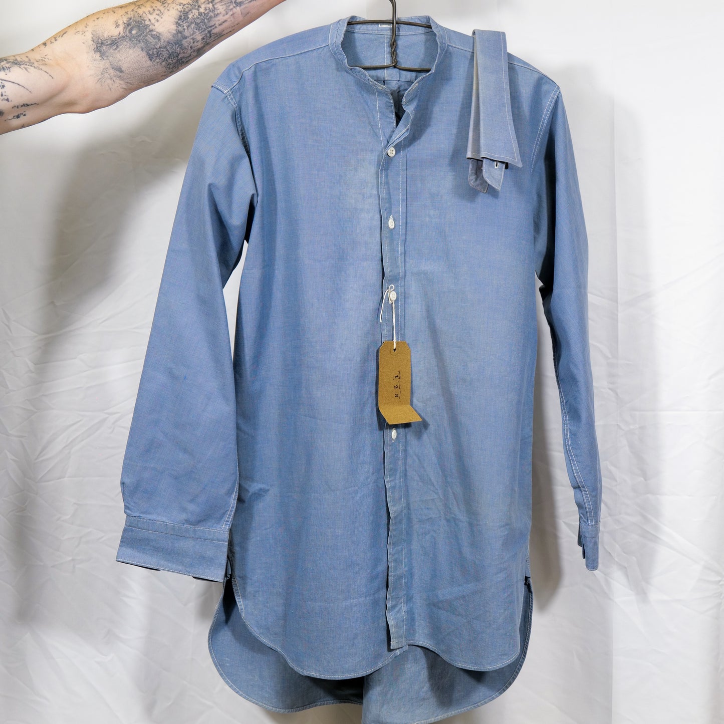 WW2 1940s RAF Service Shirt With Detachable Collars