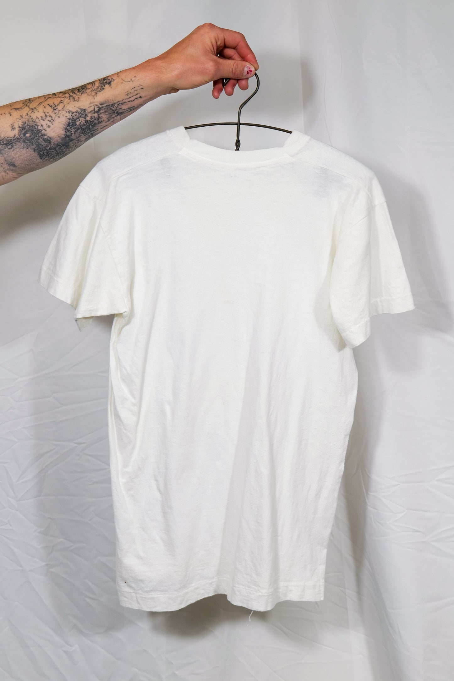 1990s Fruit Of The Loom Logo Blank Single Stitch T