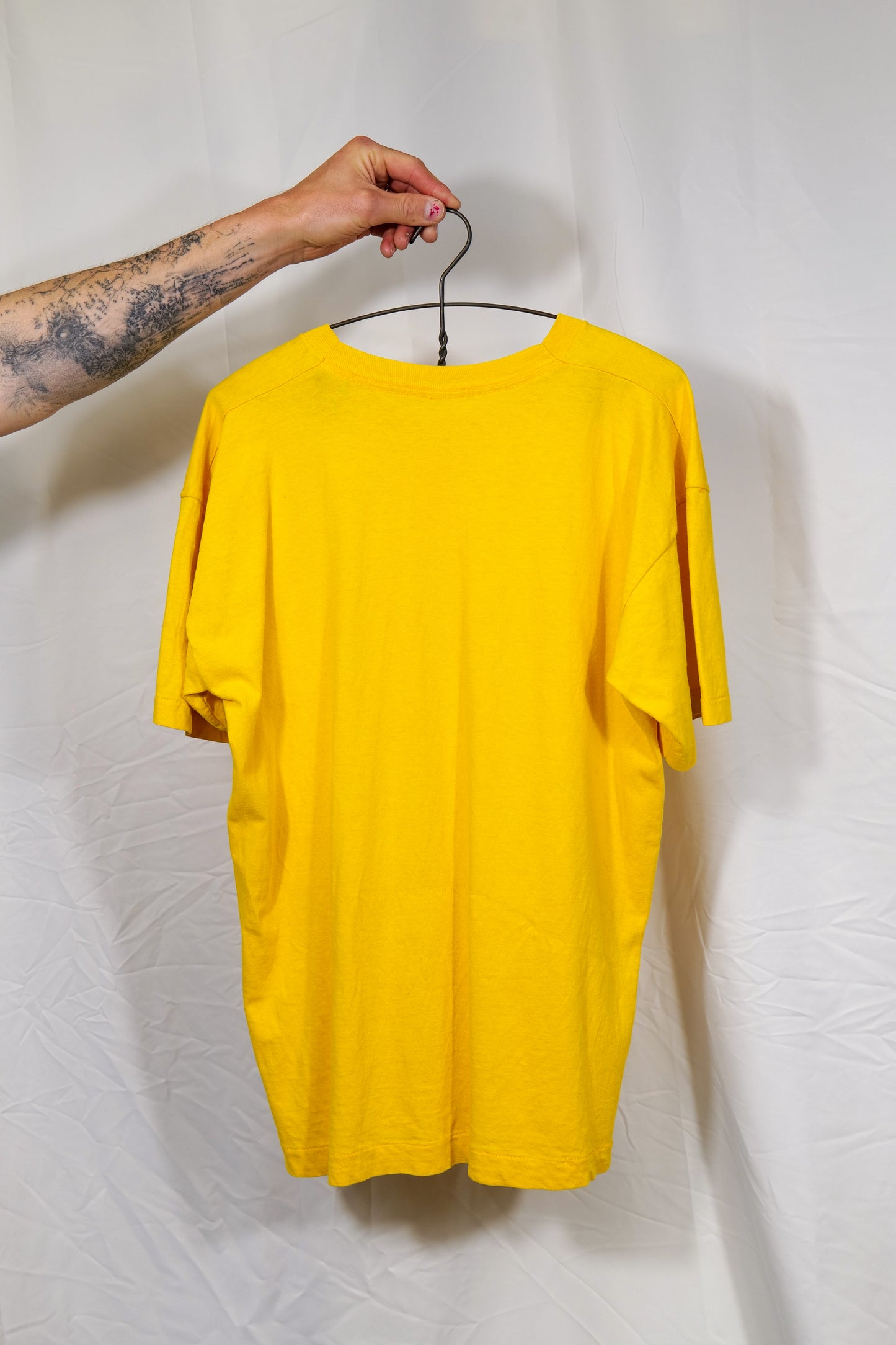 1990s Fruit Of The Loom Logo T Shirt Single Stitch