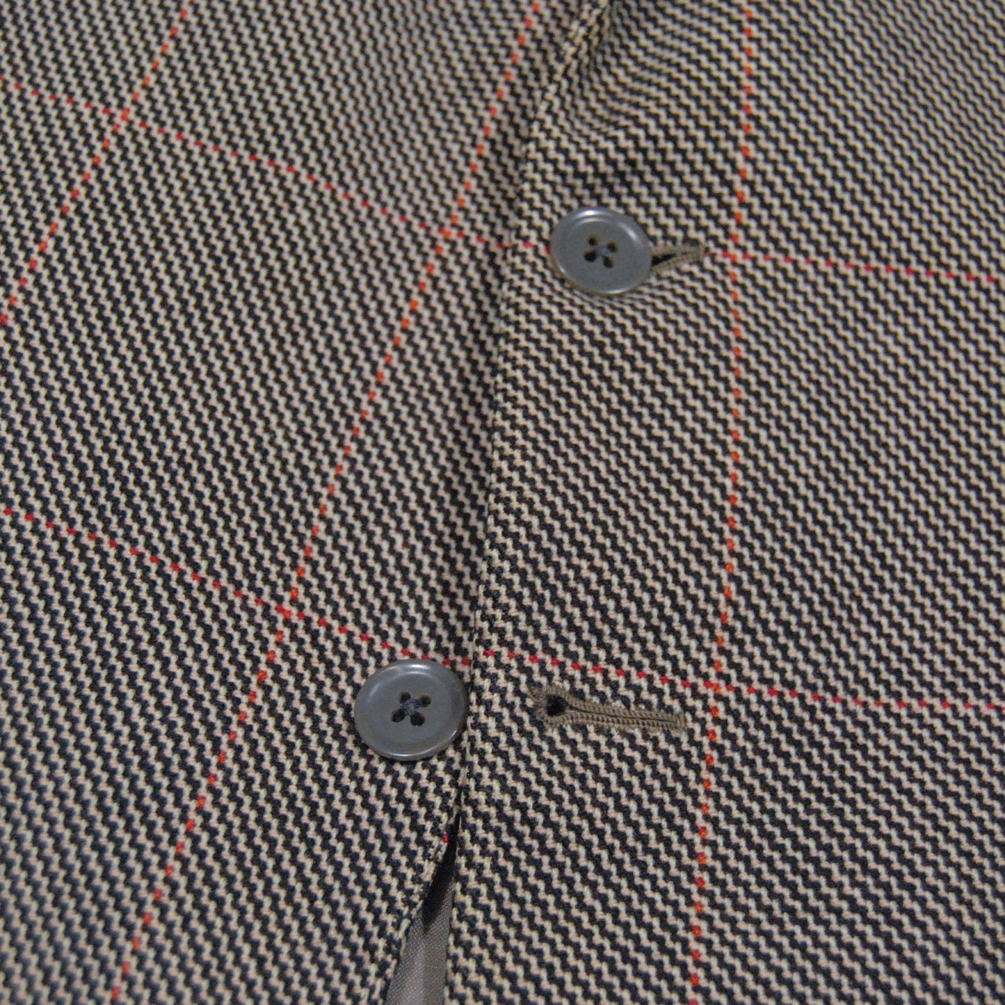 British 1930s Windowpane Three Piece Suit